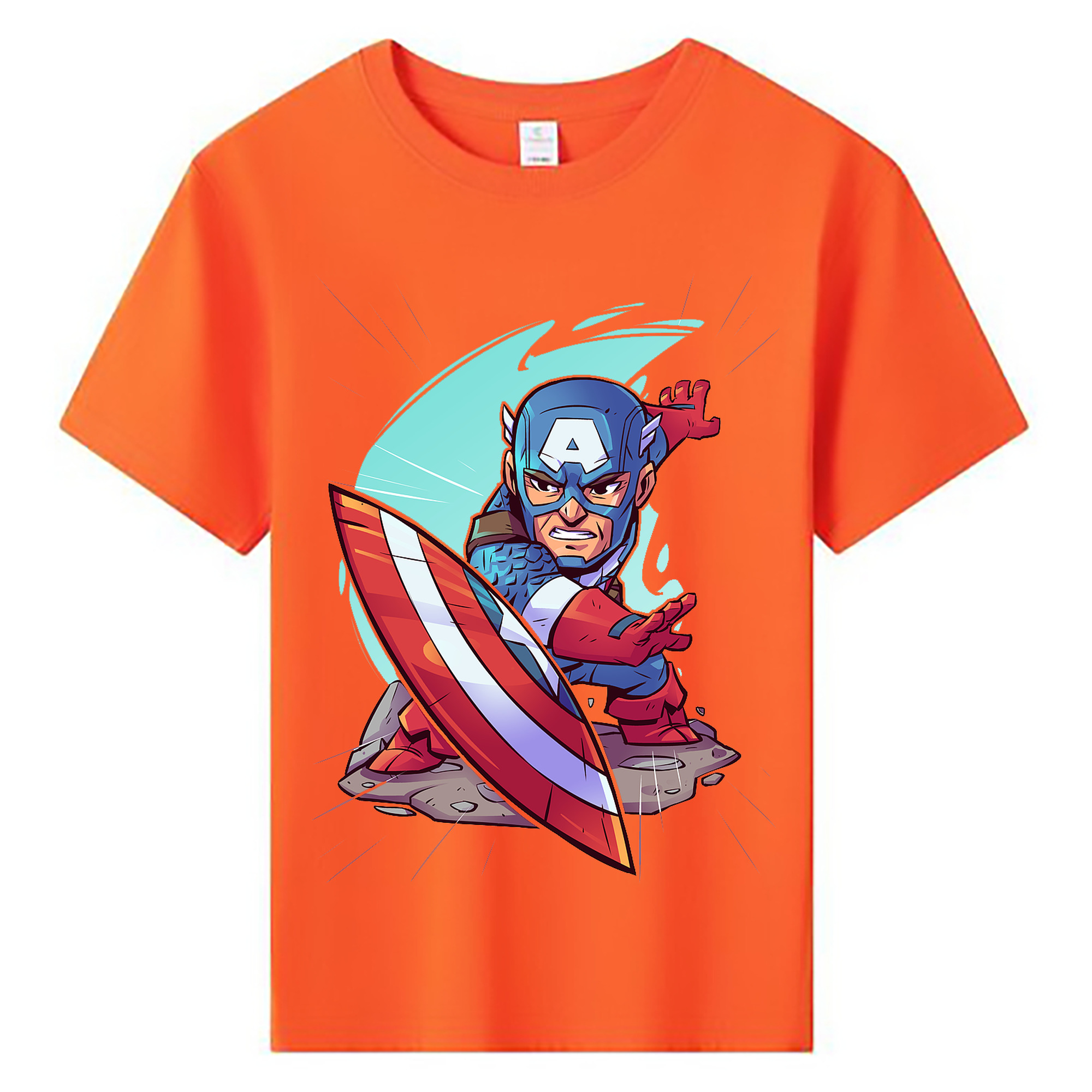 （画像用） アベンジャーズ The Avengers 綿100％キッズTシャツ（フロントプリント）
