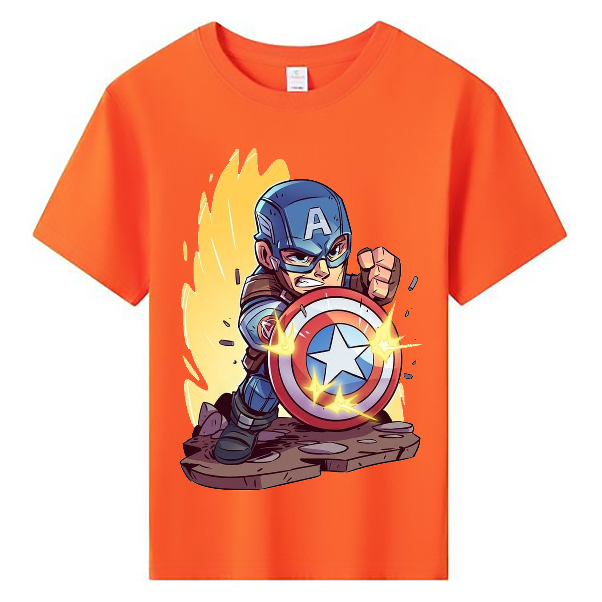 （画像用） アベンジャーズ The Avengers 綿100％キッズTシャツ（フロントプリント）