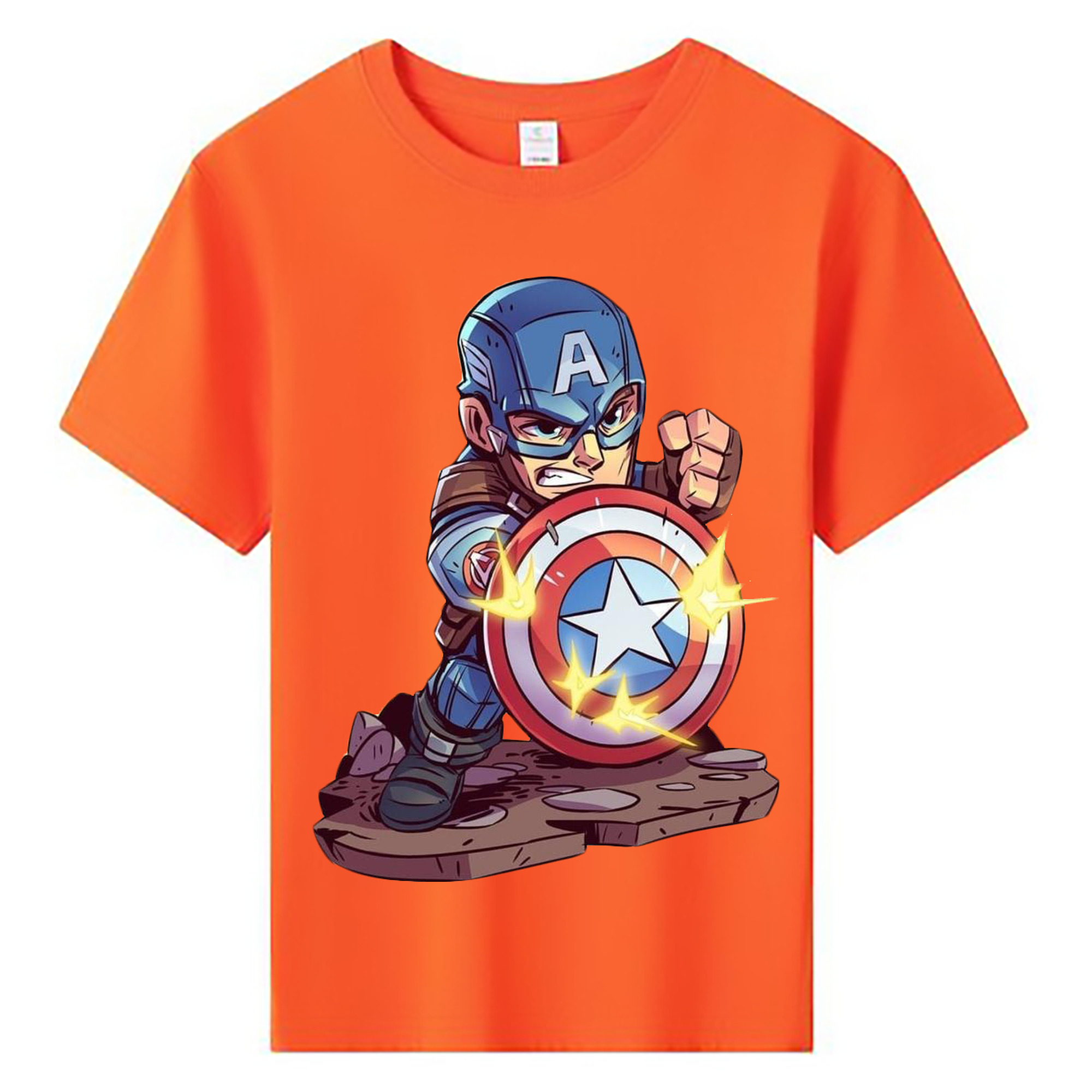 （画像用） アベンジャーズ The Avengers 綿100％キッズTシャツ（フロントプリント）