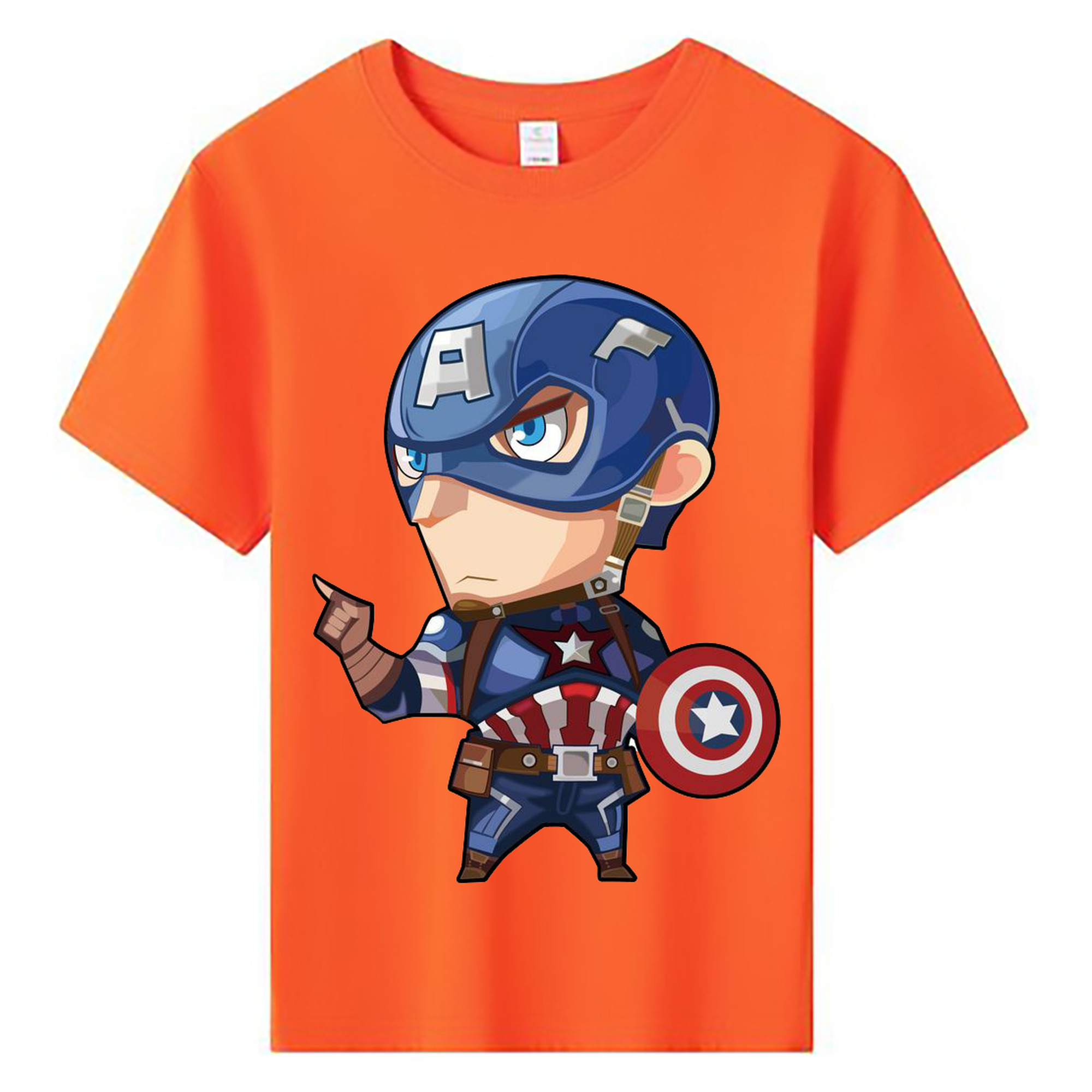 （画像用） アベンジャーズ The Avengers 綿100％キッズTシャツ（フロントプリント）