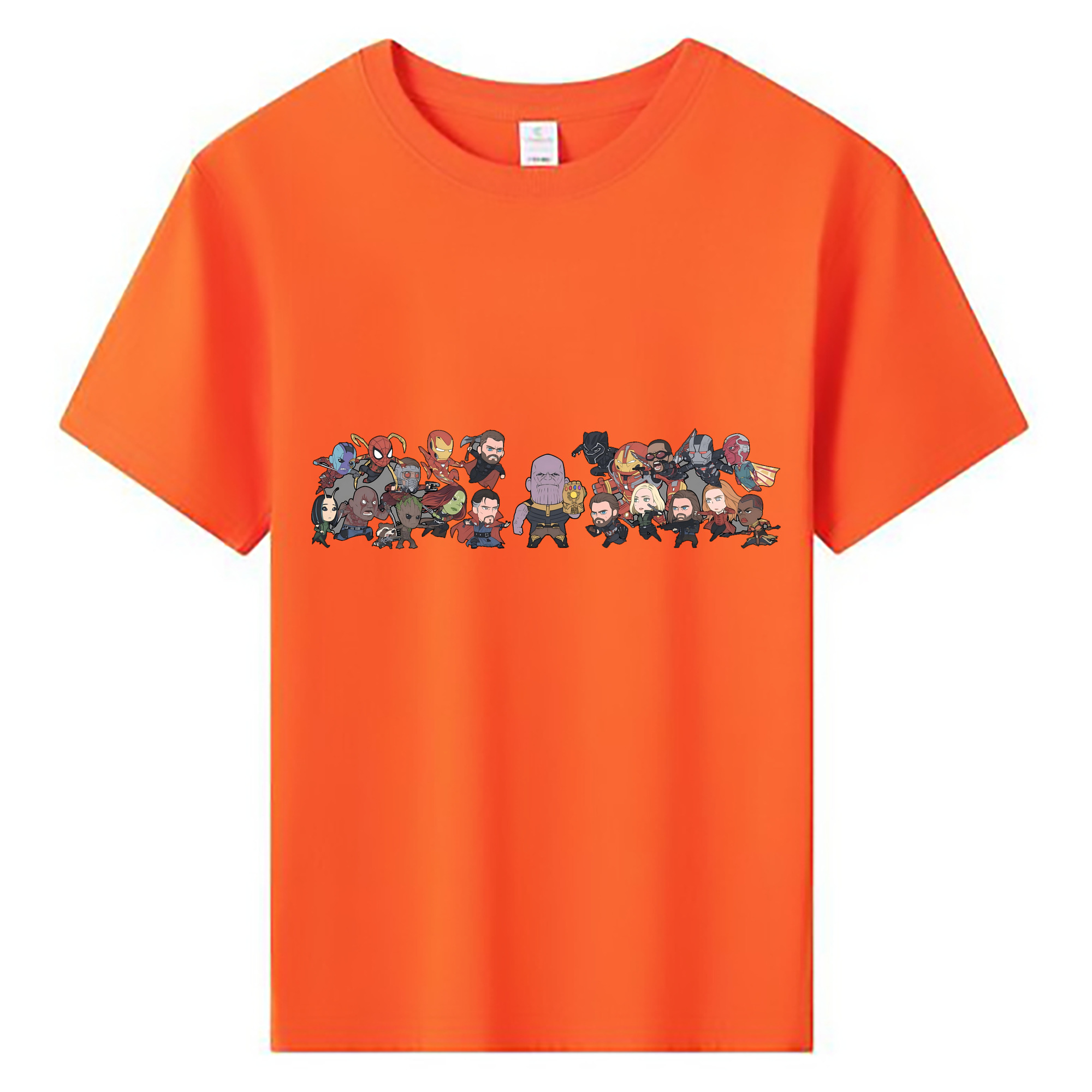 （画像用） アベンジャーズ The Avengers 綿100％キッズTシャツ（フロントプリント）