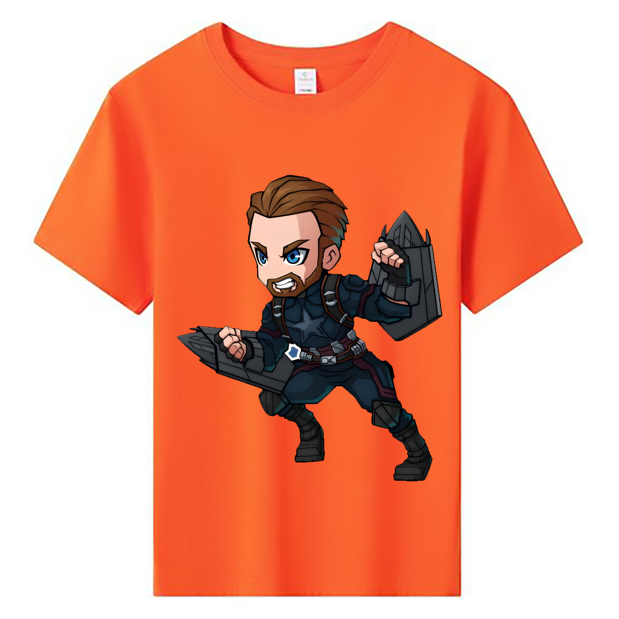 （画像用） アベンジャーズ The Avengers 綿100％キッズTシャツ（フロントプリント）