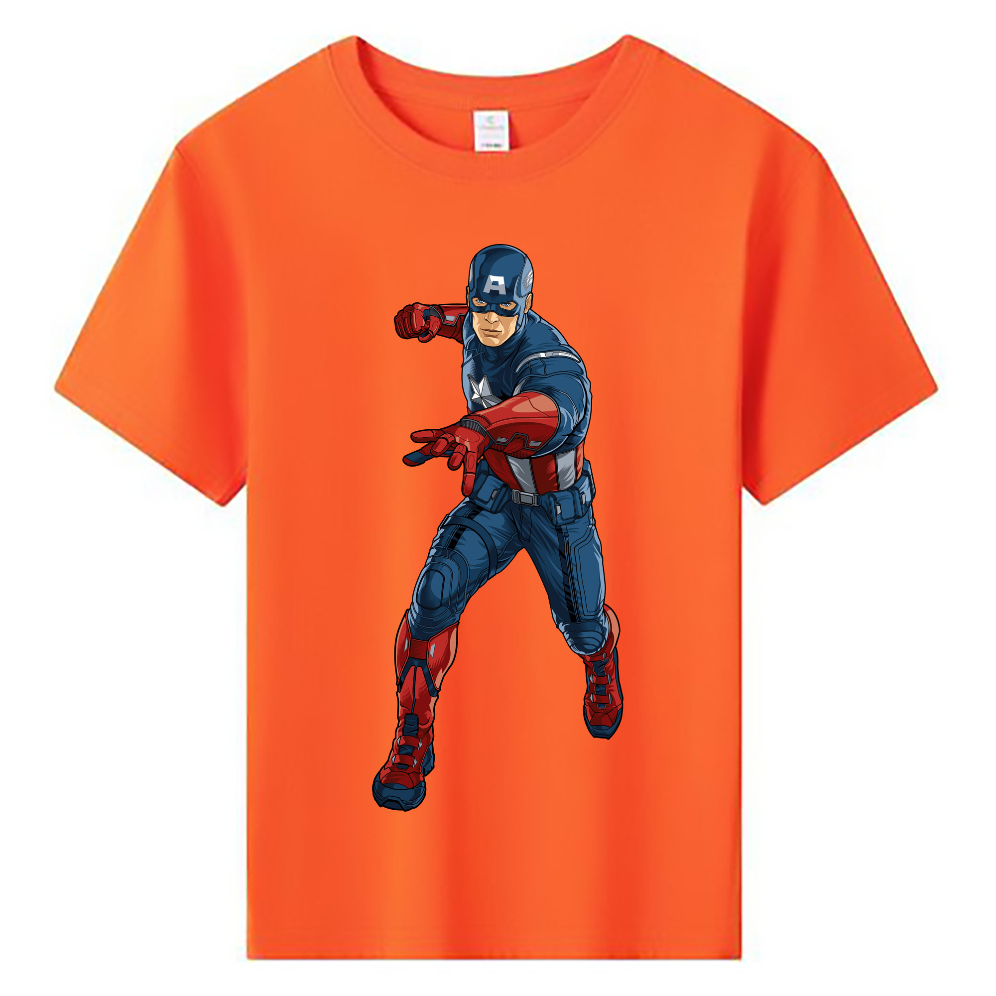 （画像用） アベンジャーズ The Avengers 綿100％キッズTシャツ（フロントプリント）