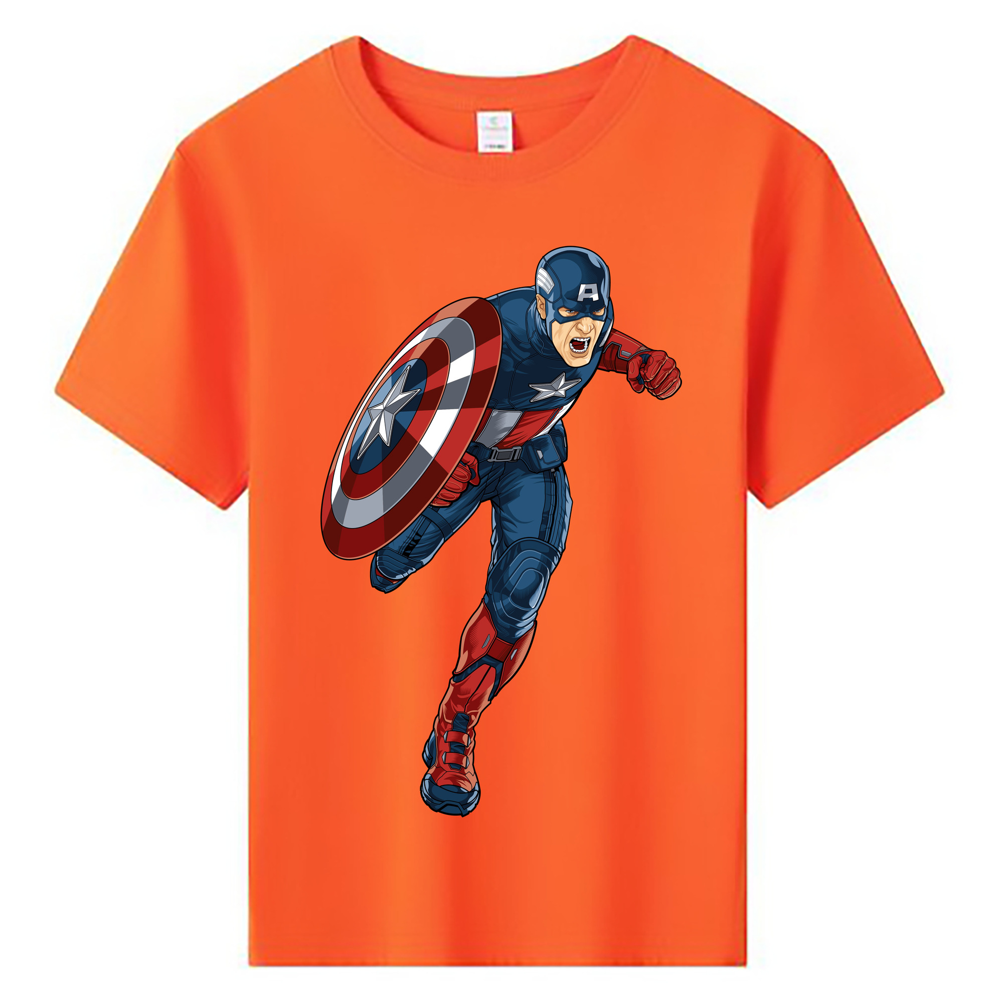 （画像用） アベンジャーズ The Avengers 綿100％キッズTシャツ（フロントプリント）