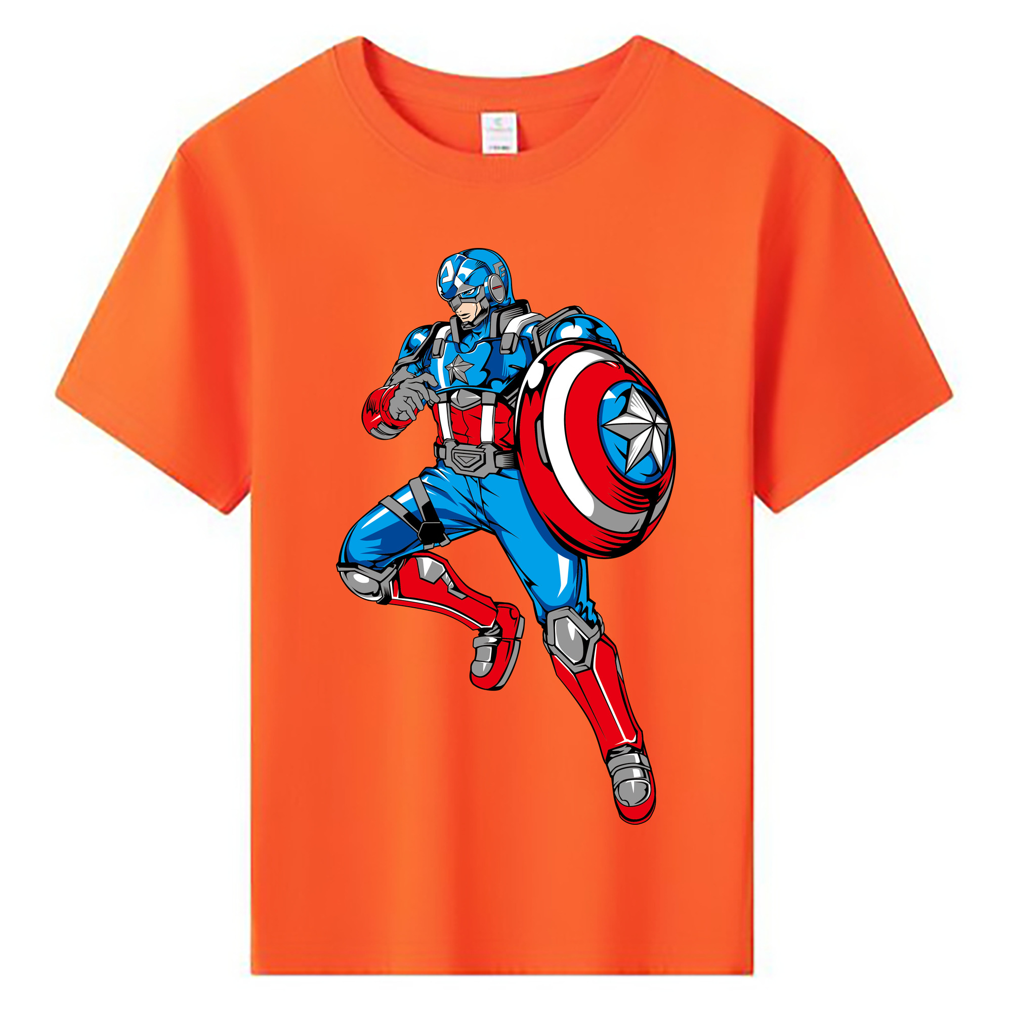 （画像用） アベンジャーズ The Avengers 綿100％キッズTシャツ（フロントプリント）