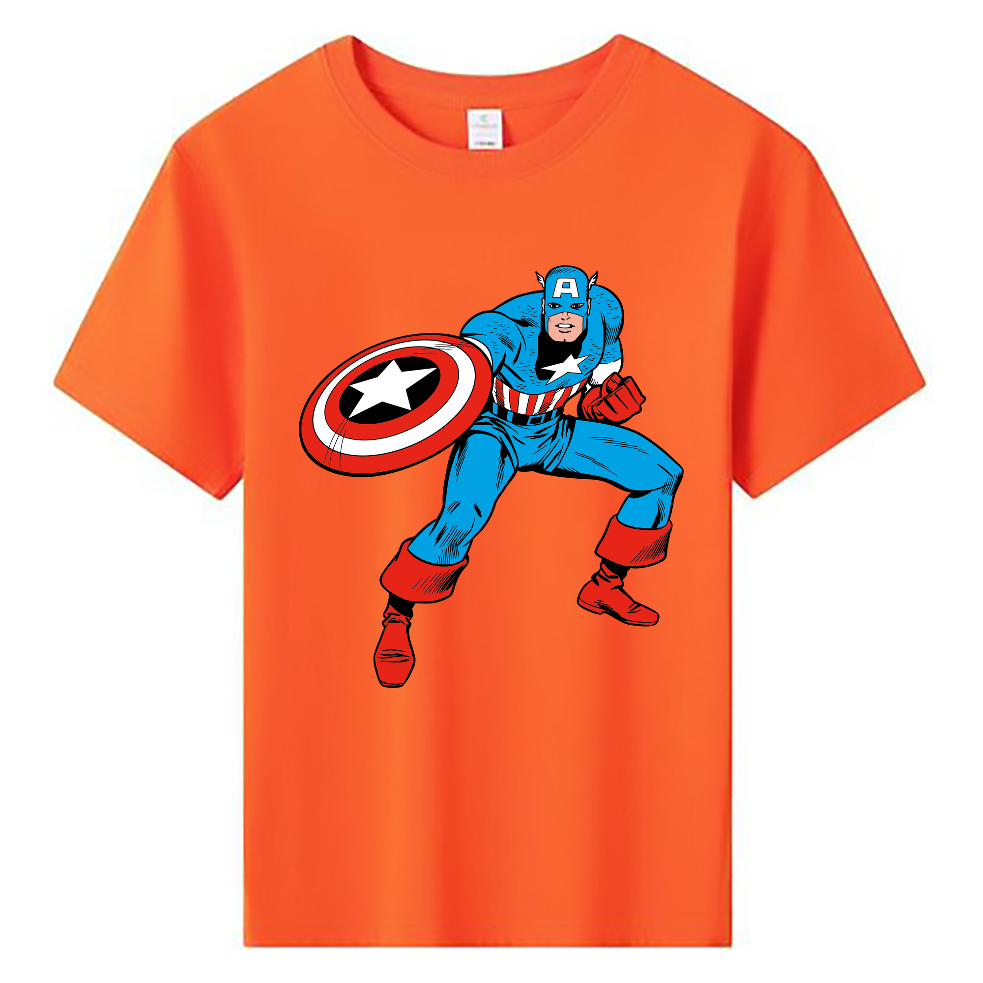 （画像用） アベンジャーズ The Avengers 綿100％キッズTシャツ（フロントプリント）