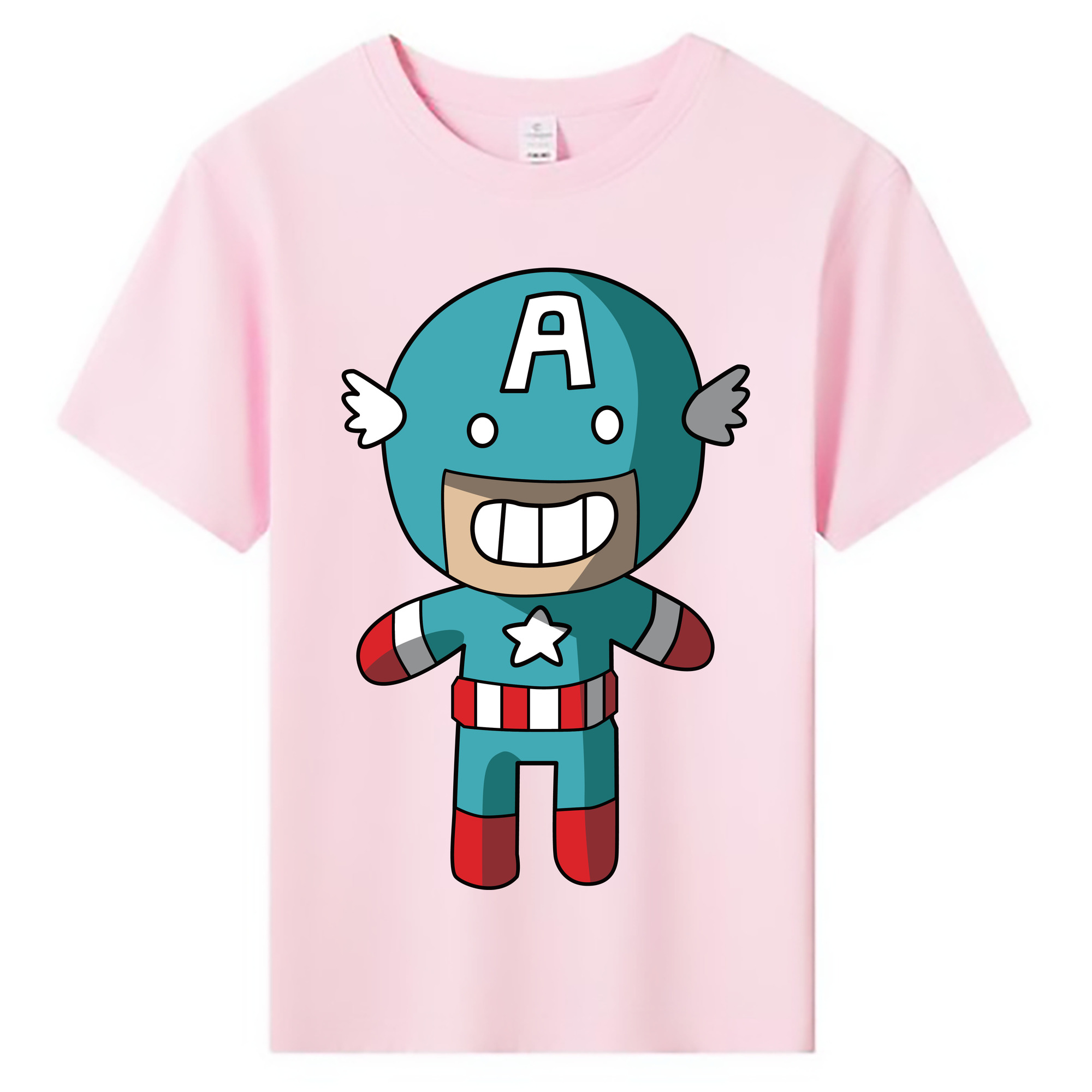 （画像用） アベンジャーズ The Avengers 綿100％キッズTシャツ（フロントプリント）