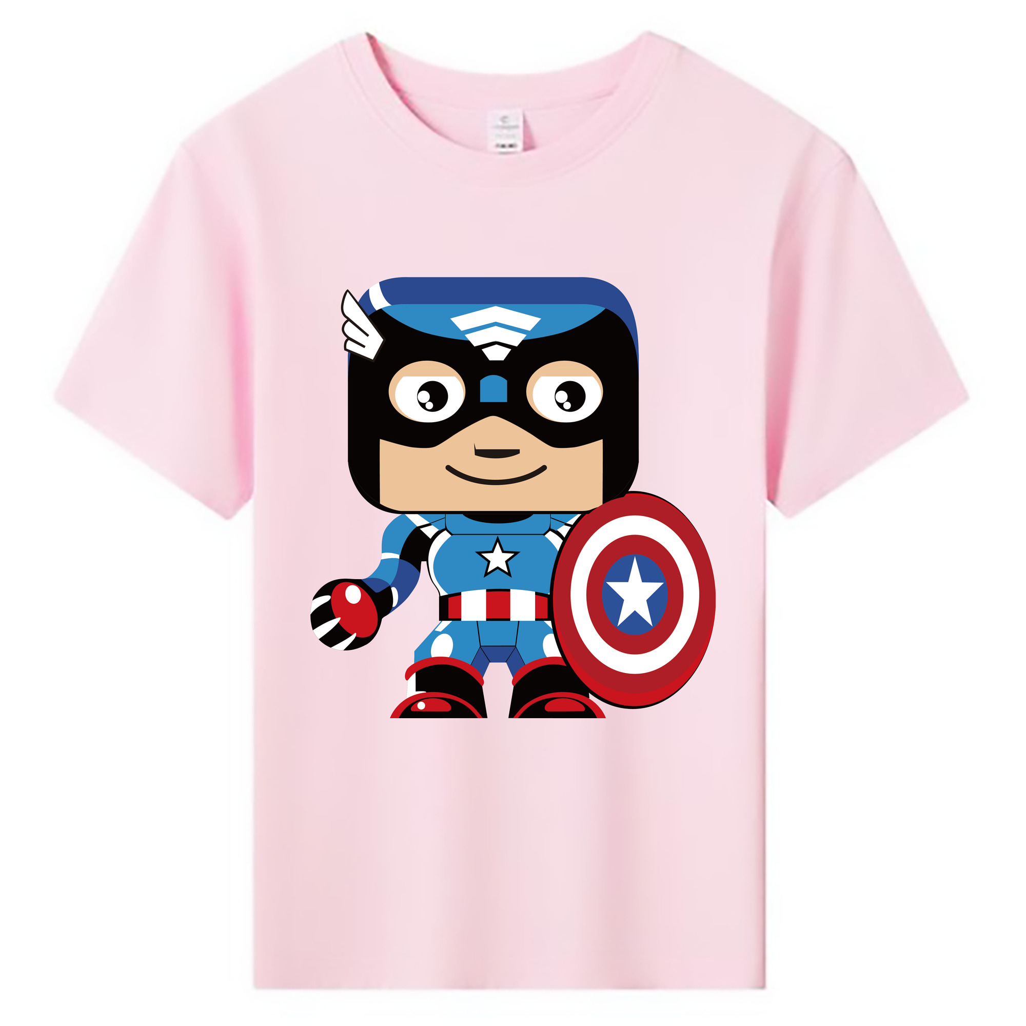 （画像用） アベンジャーズ The Avengers 綿100％キッズTシャツ（フロントプリント）