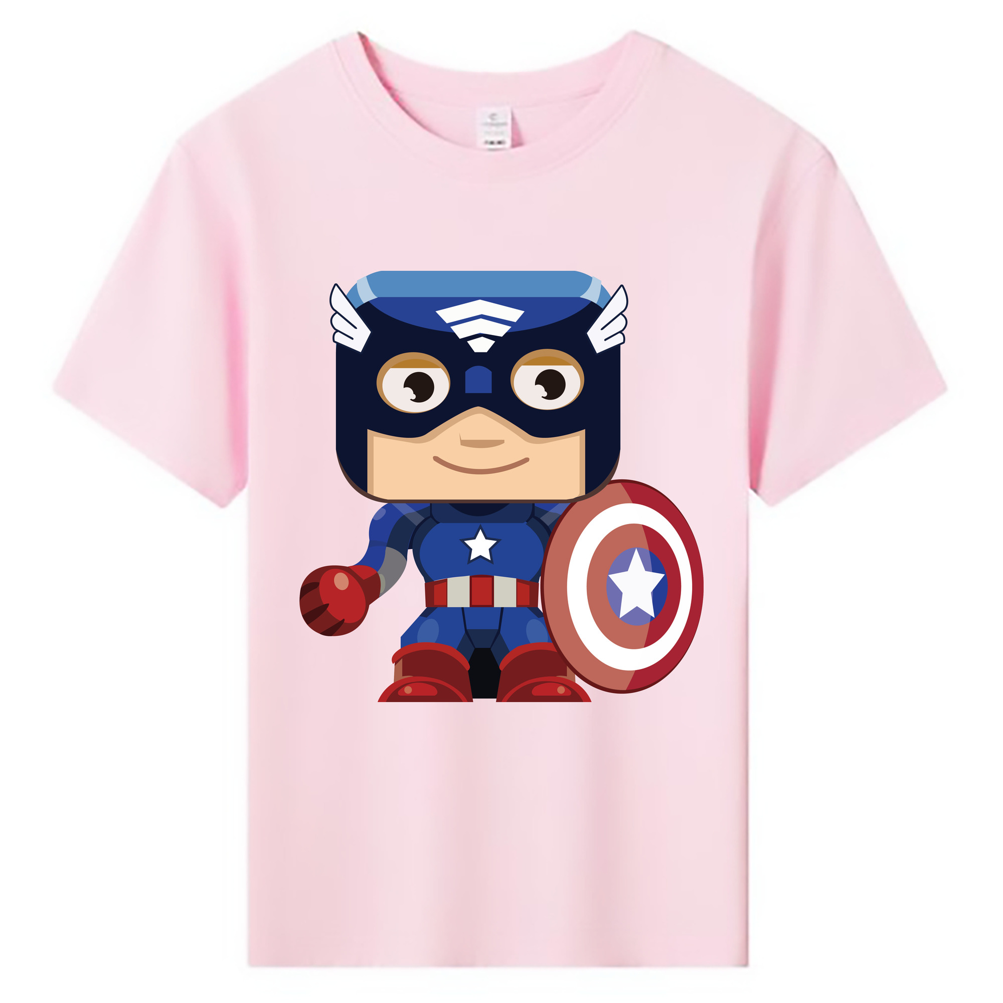 （画像用） アベンジャーズ The Avengers 綿100％キッズTシャツ（フロントプリント）
