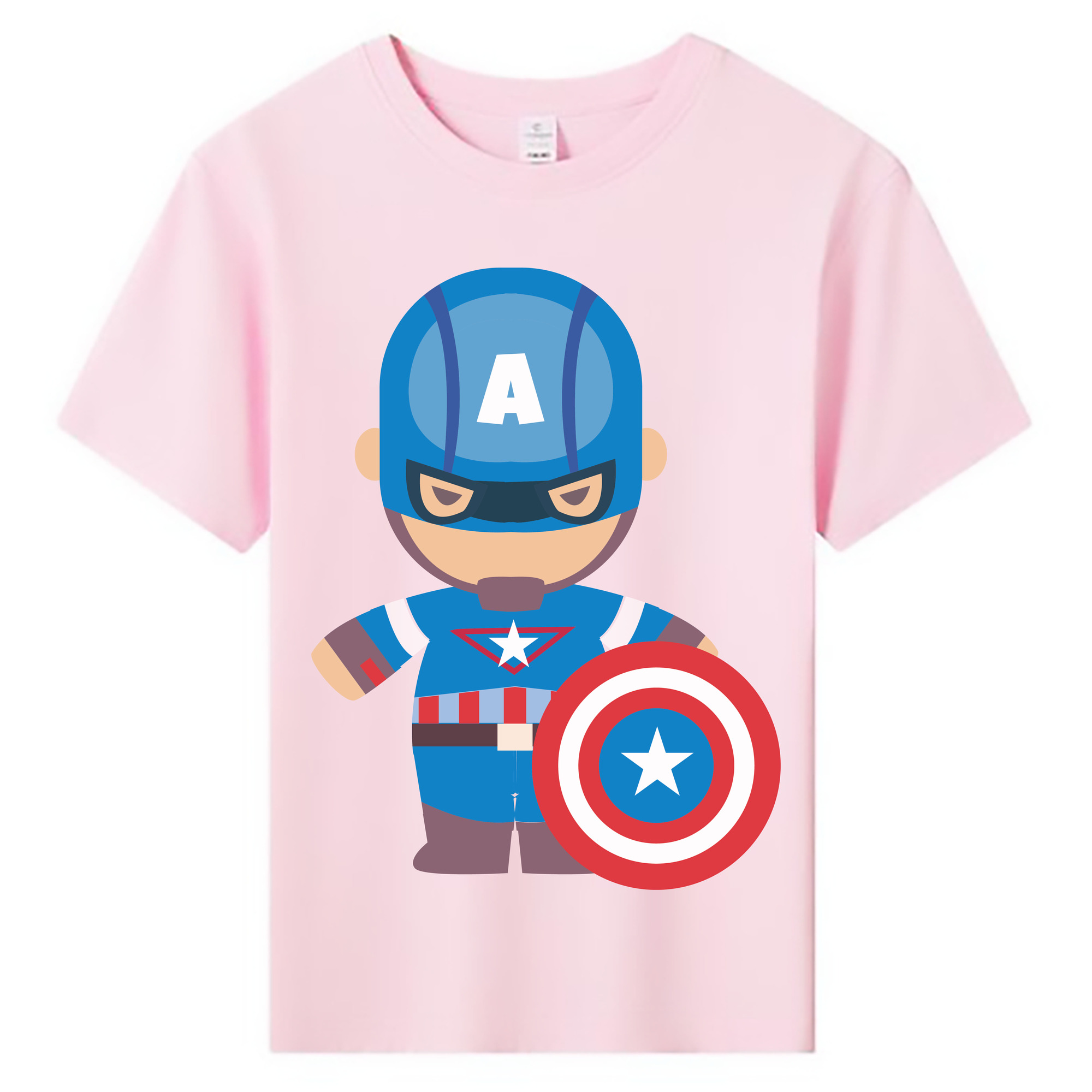 （画像用） アベンジャーズ The Avengers 綿100％キッズTシャツ（フロントプリント）