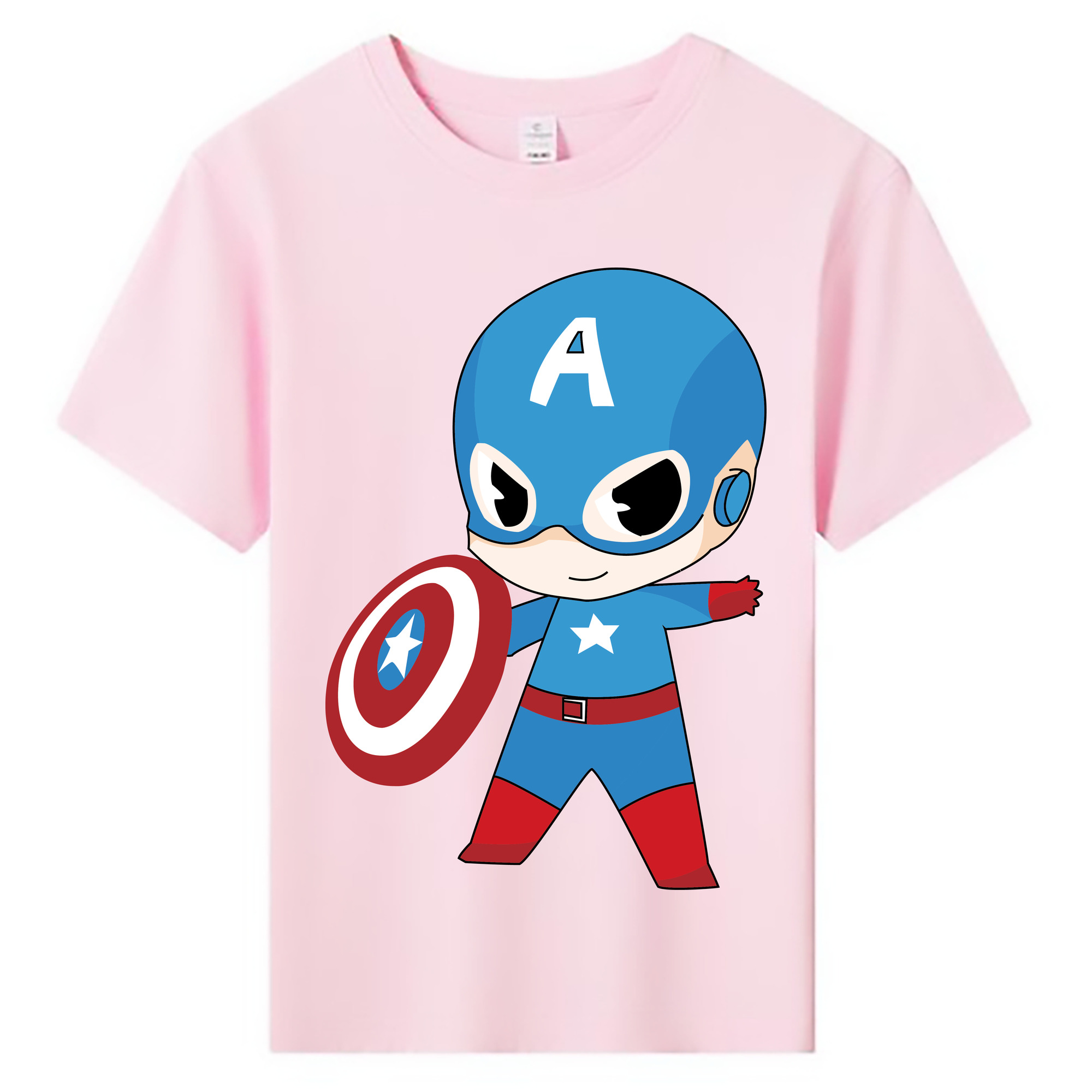 （画像用） アベンジャーズ The Avengers 綿100％キッズTシャツ（フロントプリント）