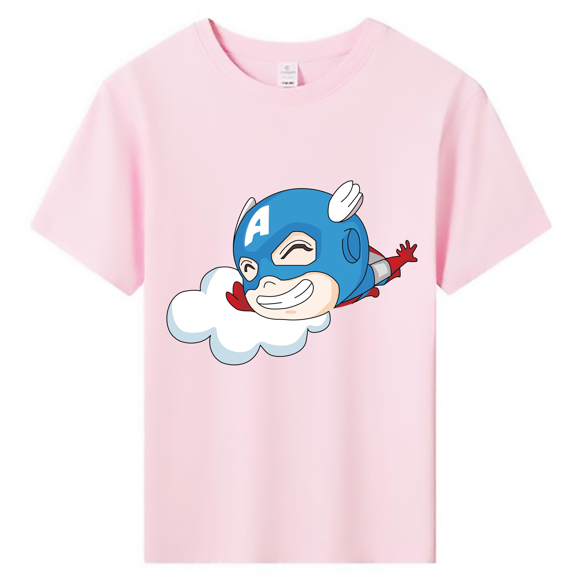 （画像用） アベンジャーズ The Avengers 綿100％キッズTシャツ（フロントプリント）