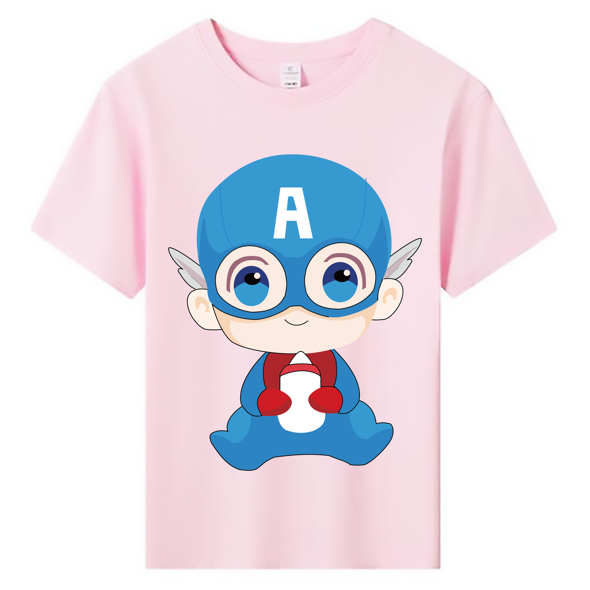 （画像用） アベンジャーズ The Avengers 綿100％キッズTシャツ（フロントプリント）