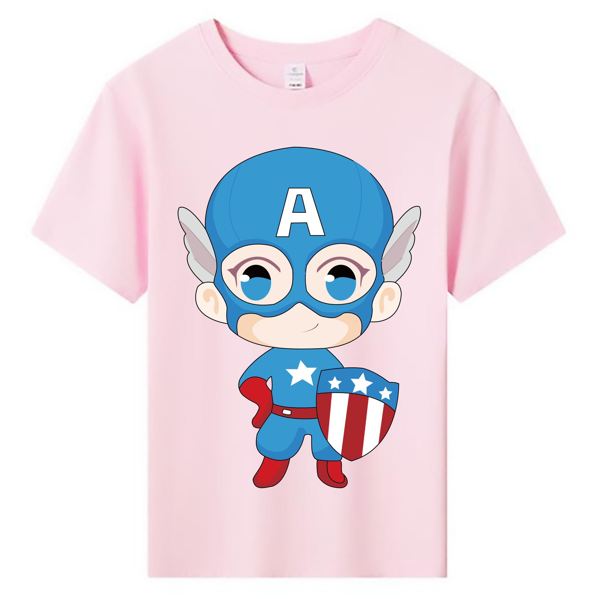 （画像用） アベンジャーズ The Avengers 綿100％キッズTシャツ（フロントプリント）