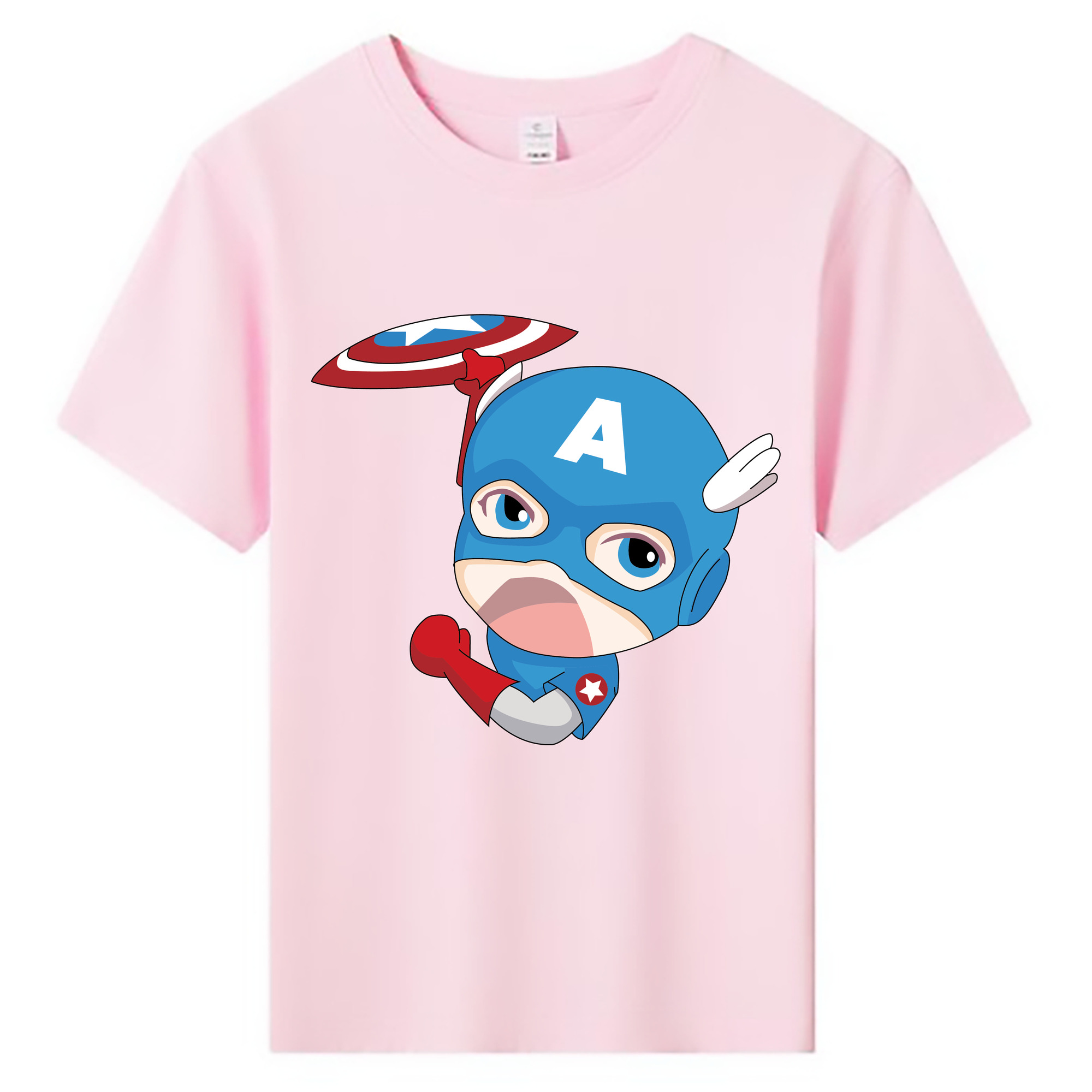 （画像用） アベンジャーズ The Avengers 綿100％キッズTシャツ（フロントプリント）