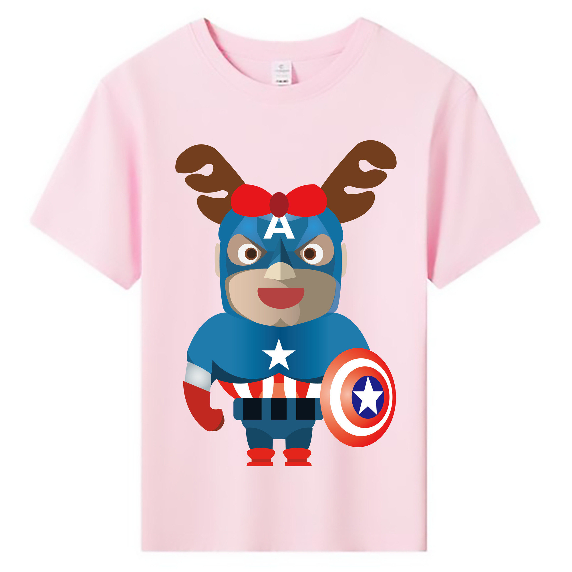 （画像用） アベンジャーズ The Avengers 綿100％キッズTシャツ（フロントプリント）