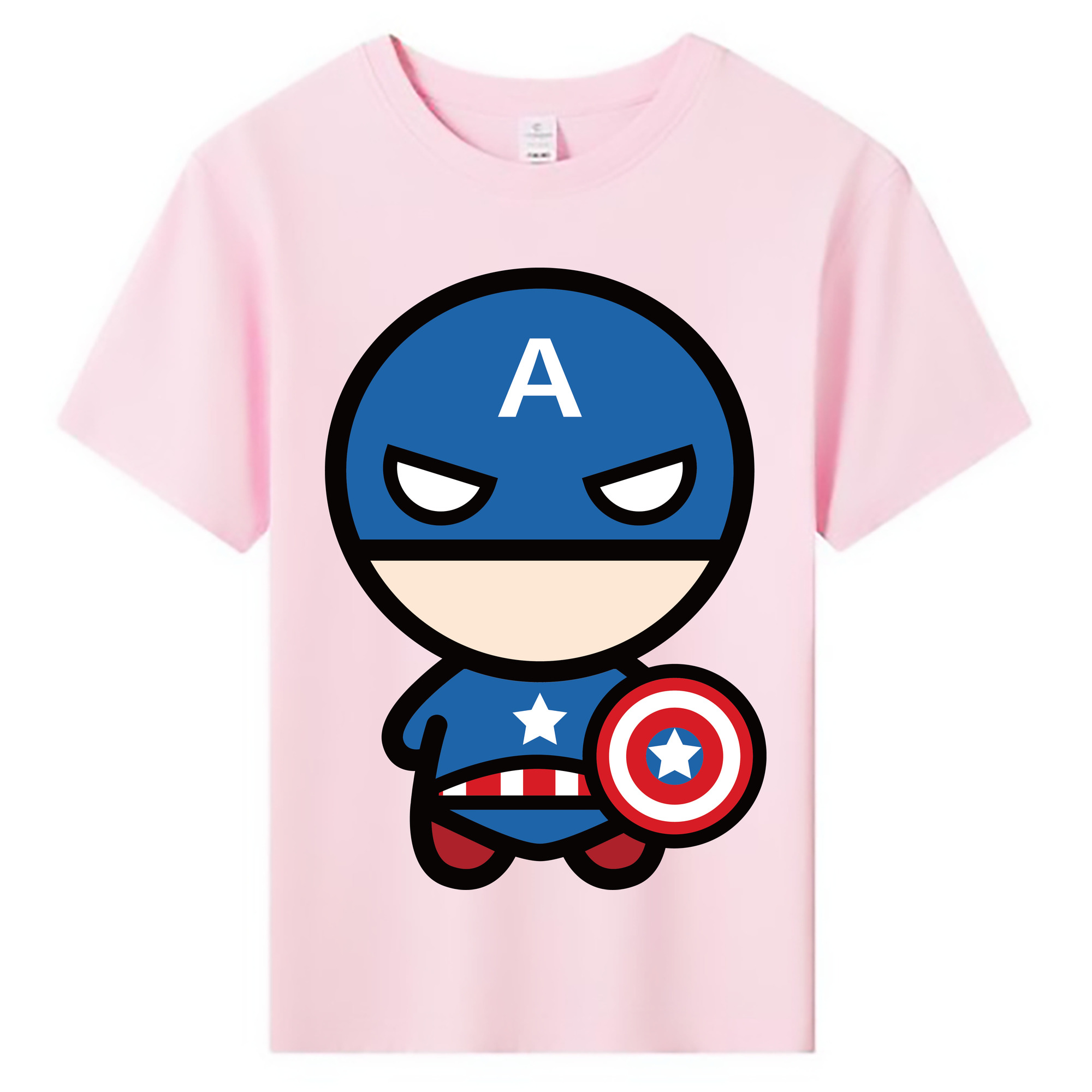 （画像用） アベンジャーズ The Avengers 綿100％キッズTシャツ（フロントプリント）