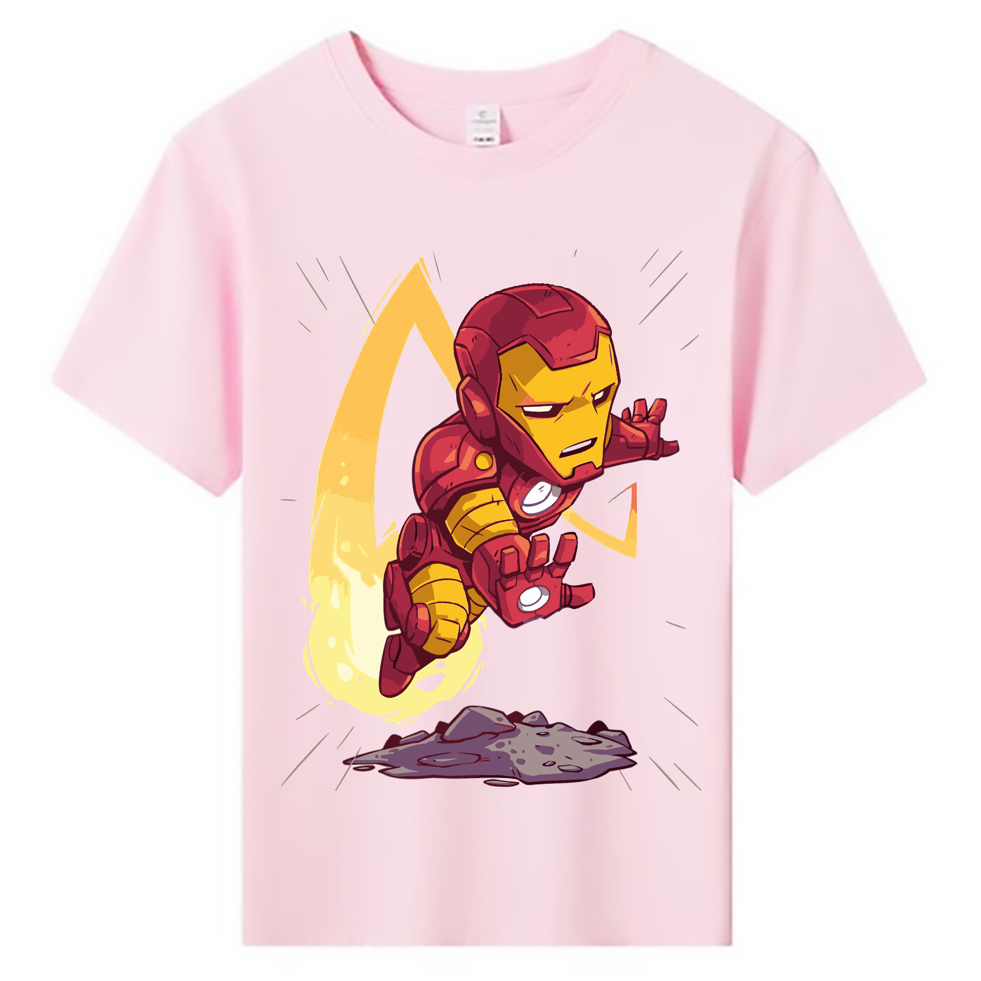 （画像用） アベンジャーズ The Avengers 綿100％キッズTシャツ（フロントプリント）