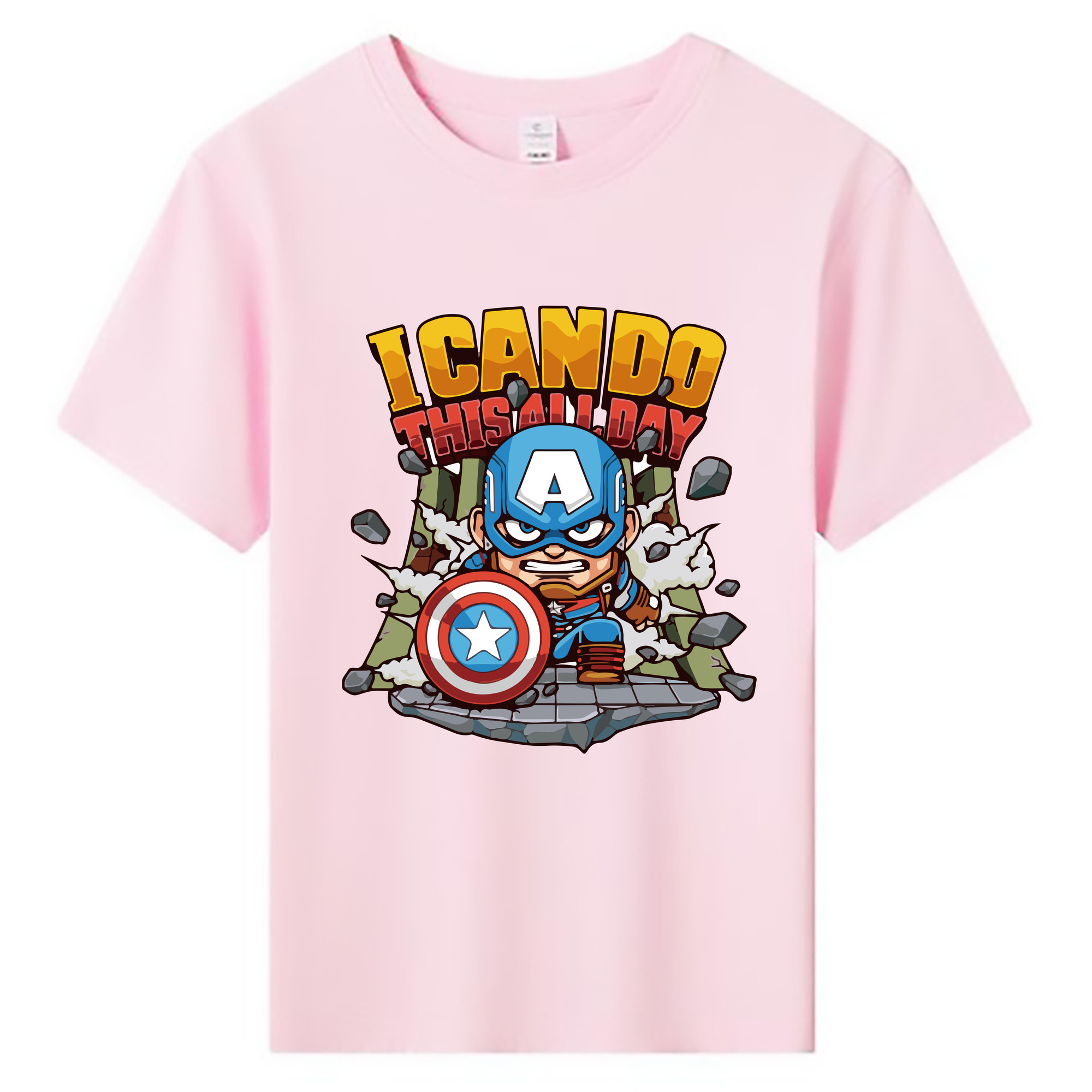 （画像用） アベンジャーズ The Avengers 綿100％キッズTシャツ（フロントプリント）