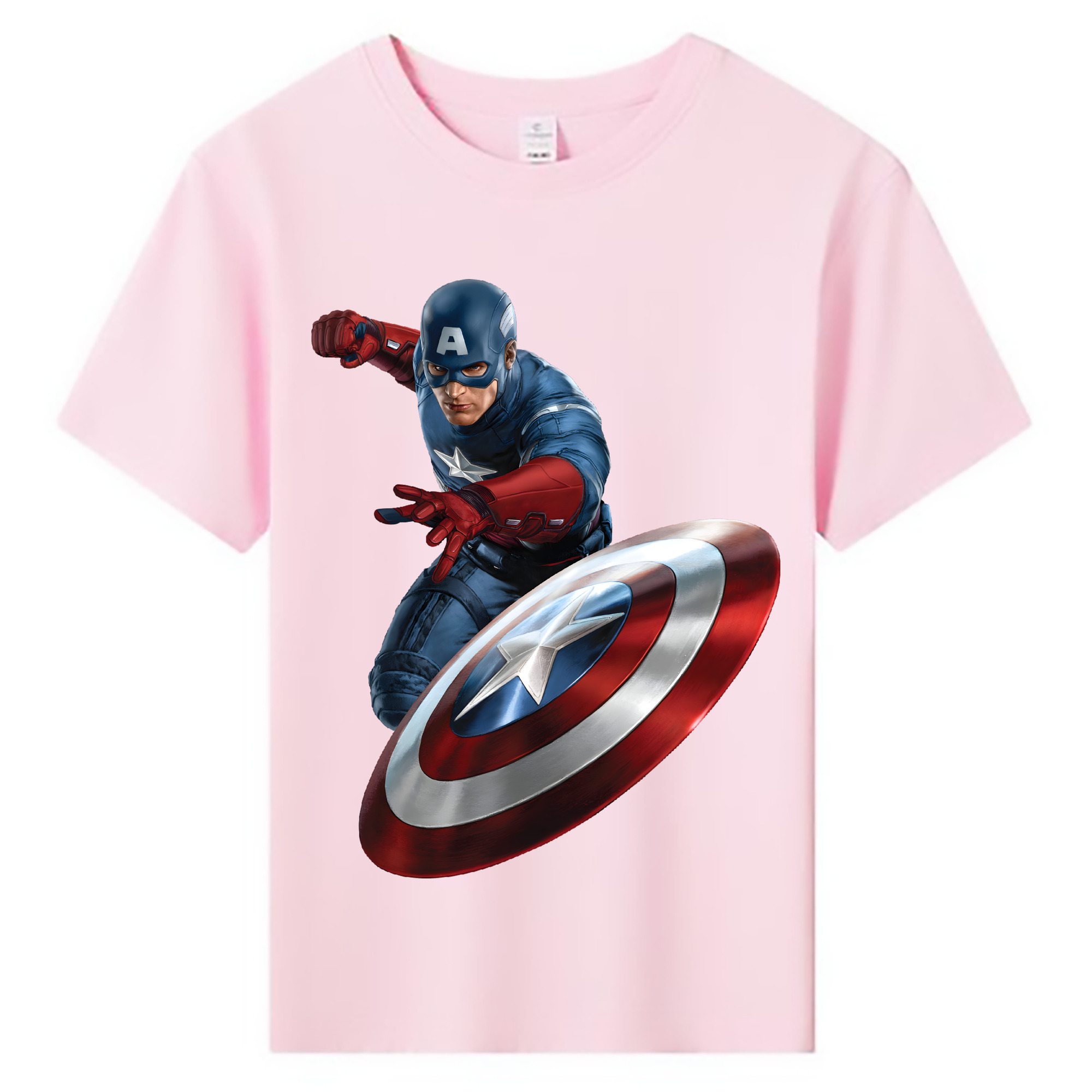 （画像用） アベンジャーズ The Avengers 綿100％キッズTシャツ（フロントプリント）