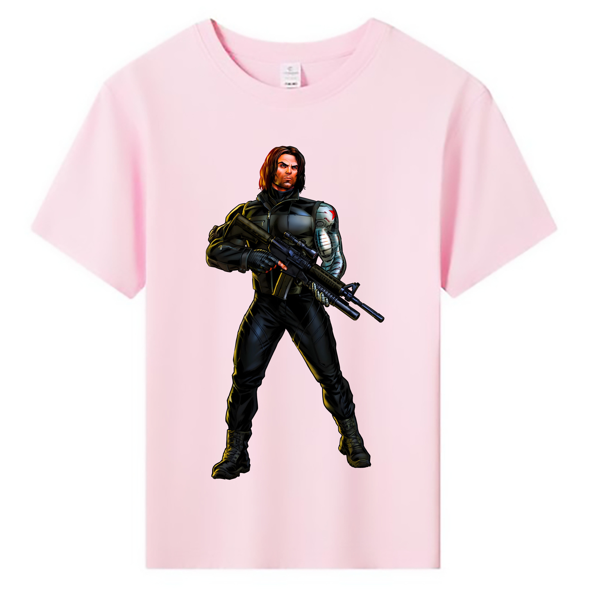（画像用） アベンジャーズ The Avengers 綿100％キッズTシャツ（フロントプリント）