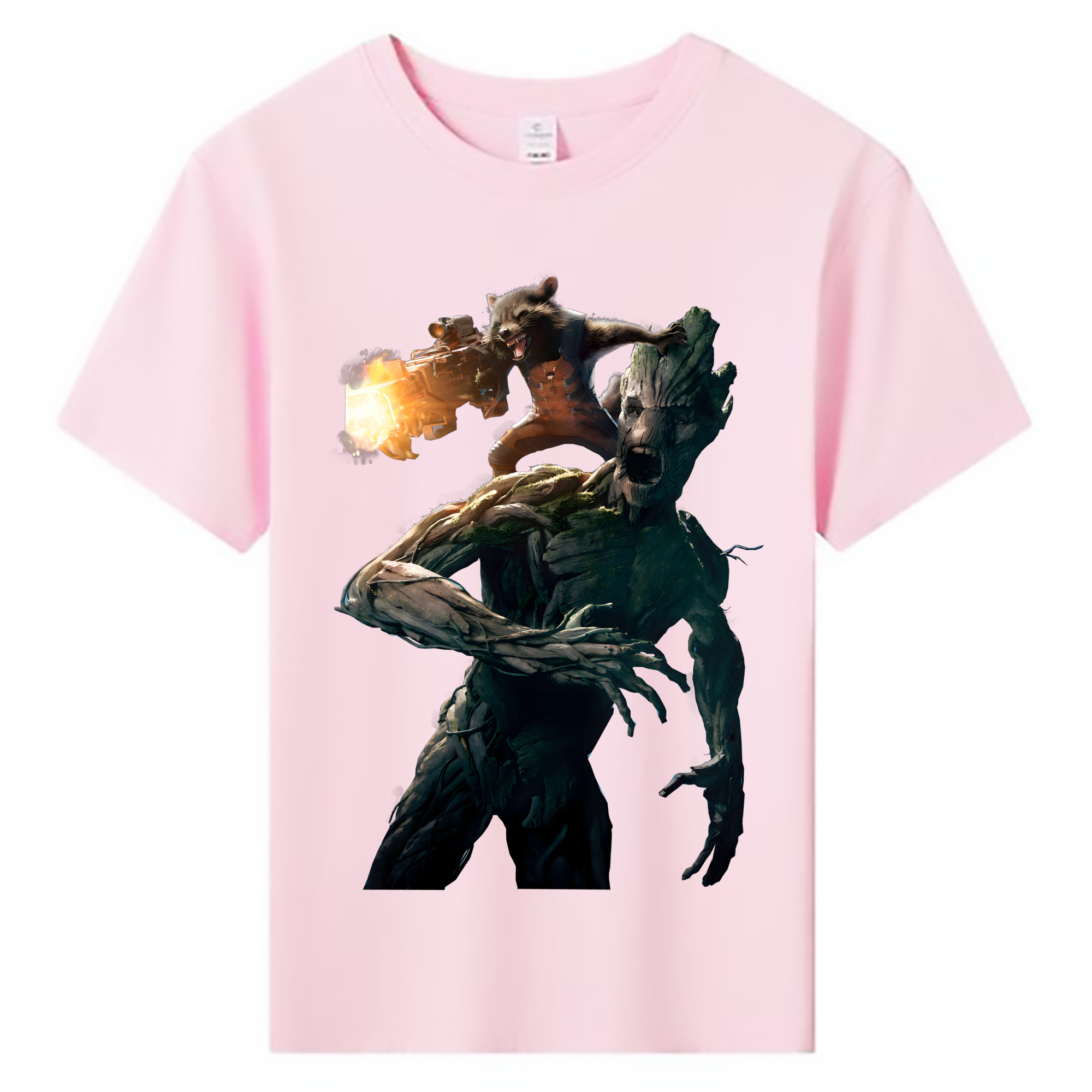 （画像用） アベンジャーズ The Avengers 綿100％キッズTシャツ（フロントプリント）