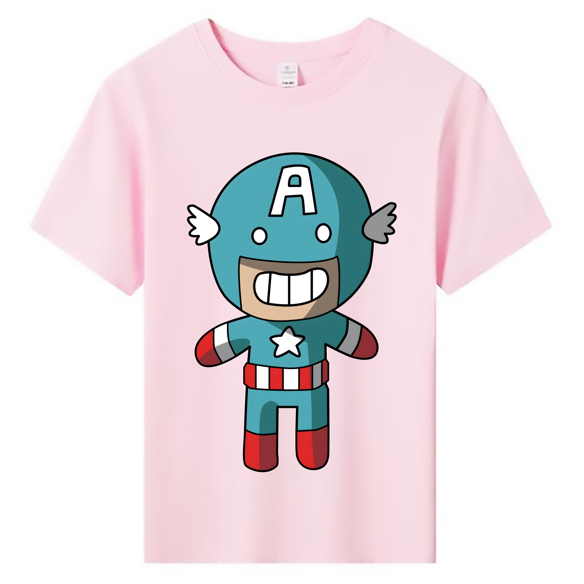 （画像用） アベンジャーズ The Avengers 綿100％キッズTシャツ（フロントプリント）