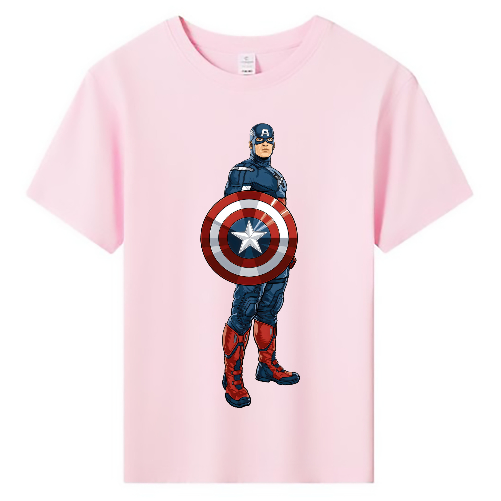 （画像用） アベンジャーズ The Avengers 綿100％キッズTシャツ（フロントプリント）