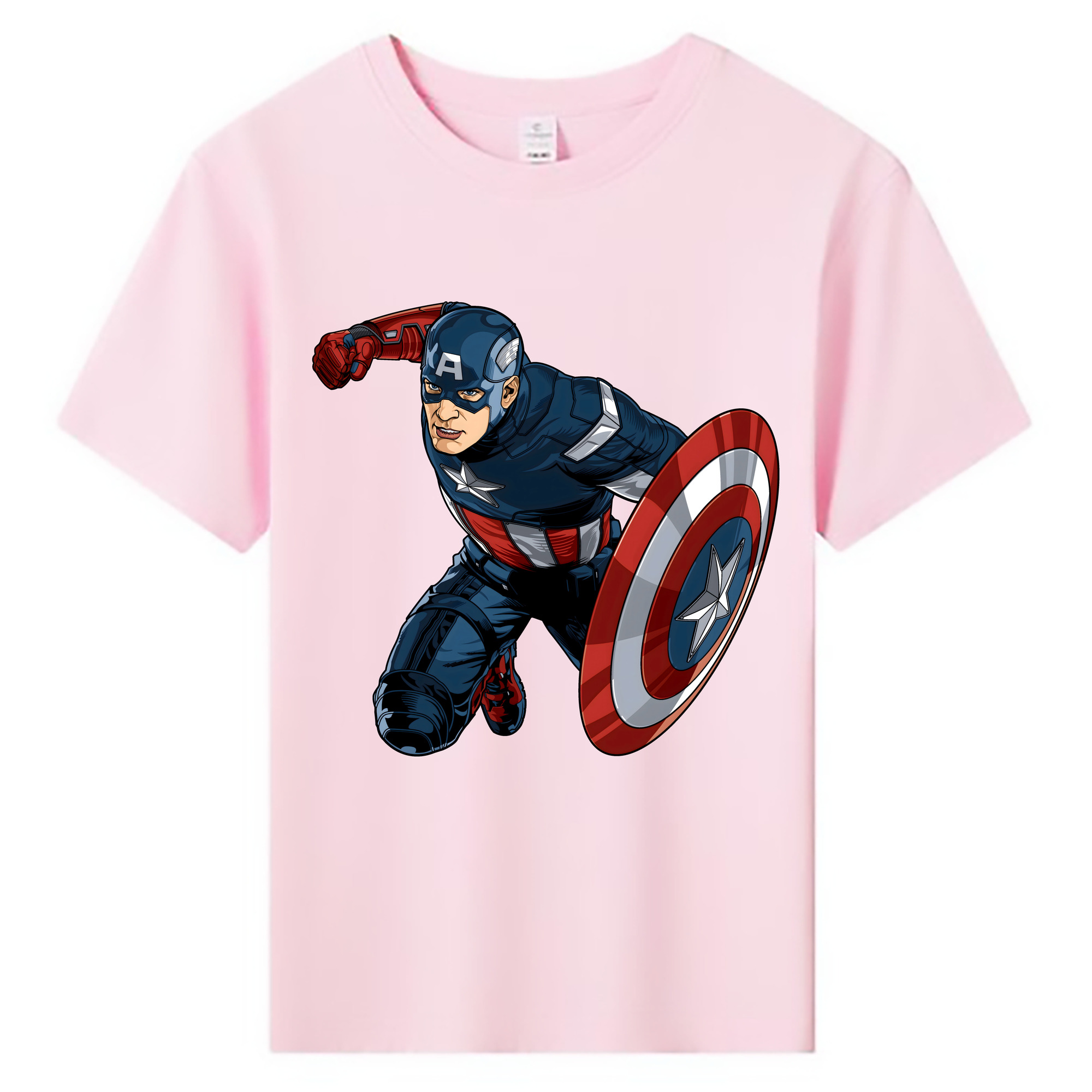 （画像用） アベンジャーズ The Avengers 綿100％キッズTシャツ（フロントプリント）