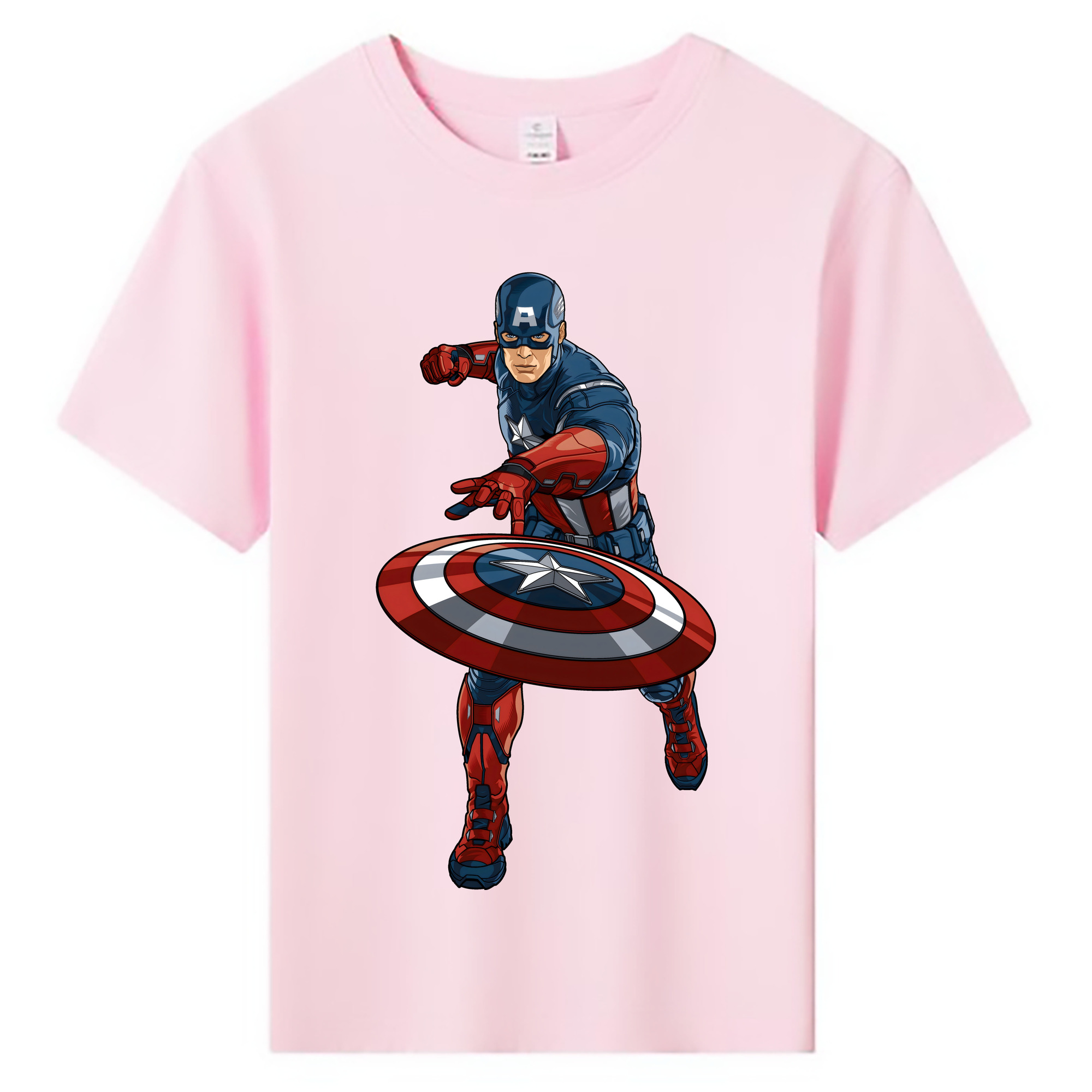 （画像用） アベンジャーズ The Avengers 綿100％キッズTシャツ（フロントプリント）