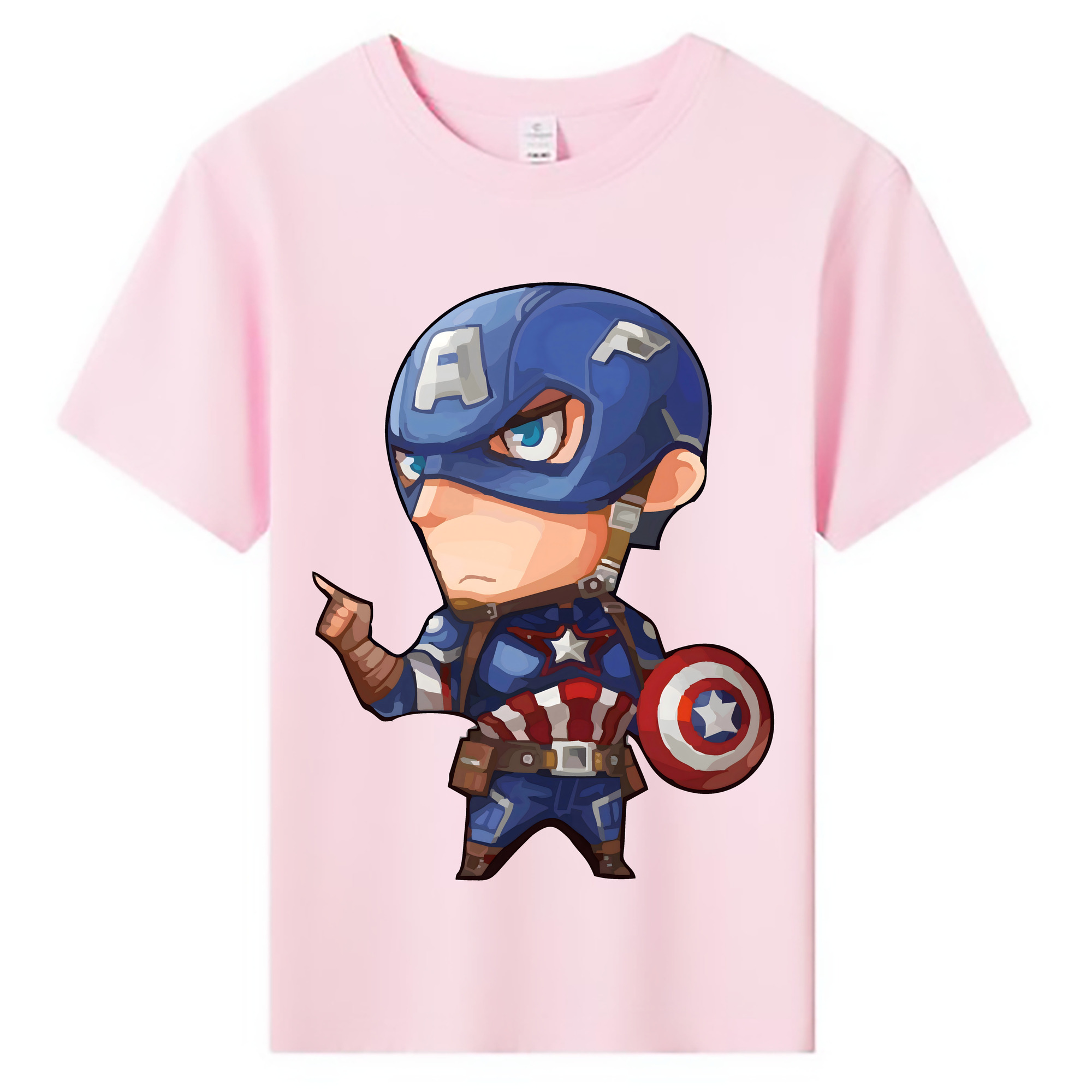 （画像用） アベンジャーズ The Avengers 綿100％キッズTシャツ（フロントプリント）