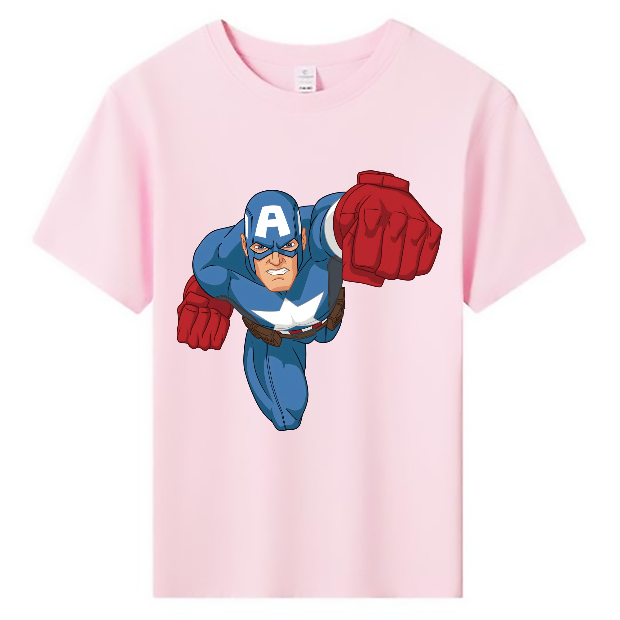 （画像用） アベンジャーズ The Avengers 綿100％キッズTシャツ（フロントプリント）