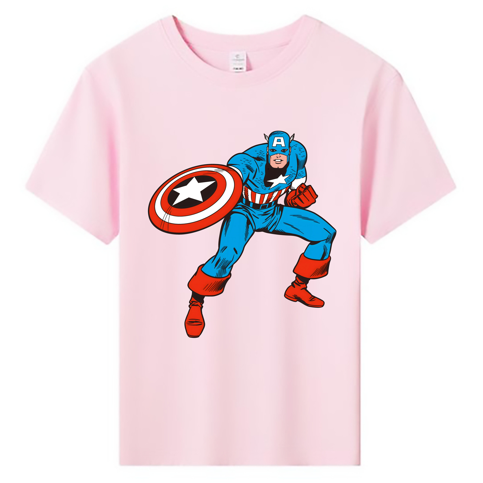 （画像用） アベンジャーズ The Avengers 綿100％キッズTシャツ（フロントプリント）