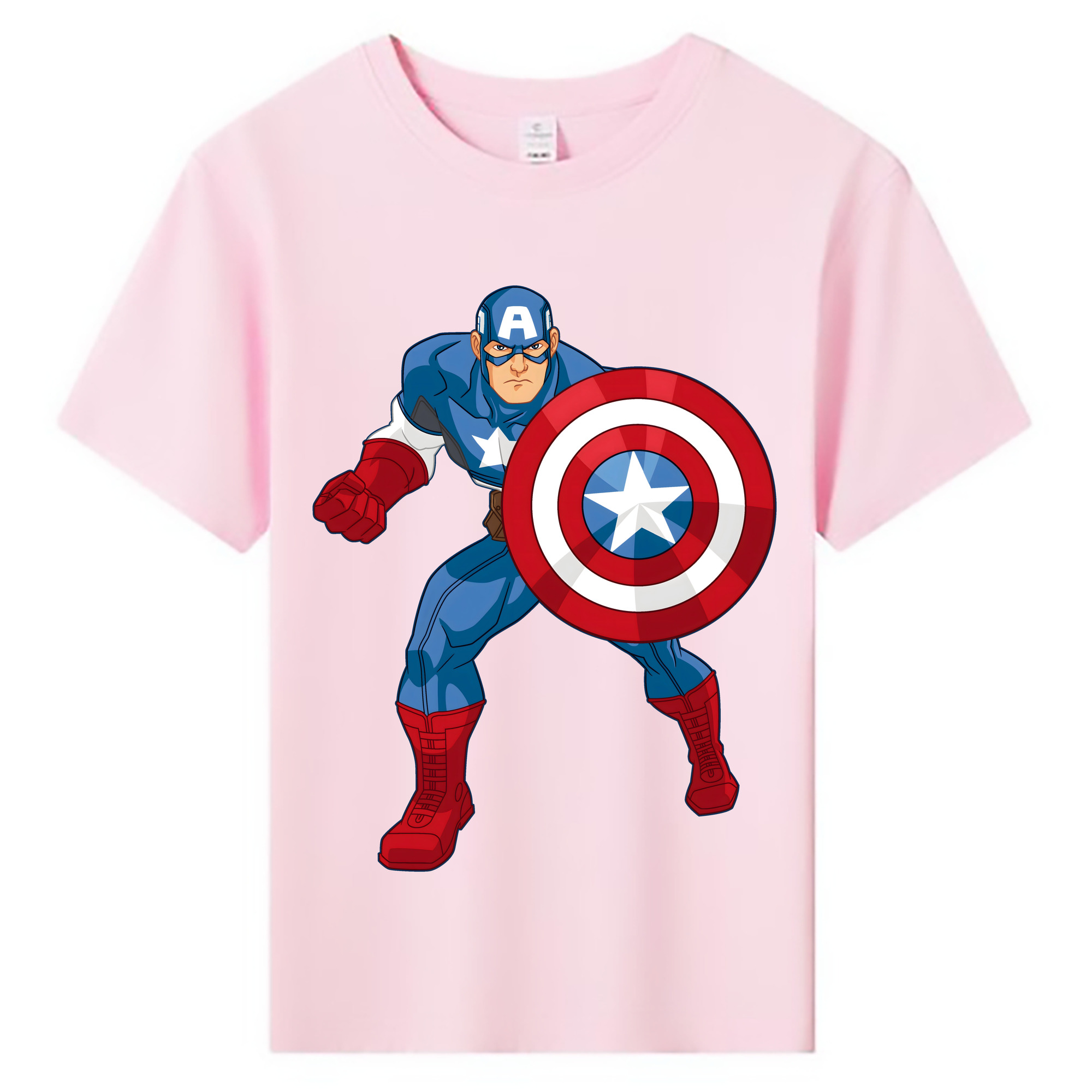 （画像用） アベンジャーズ The Avengers 綿100％キッズTシャツ（フロントプリント）