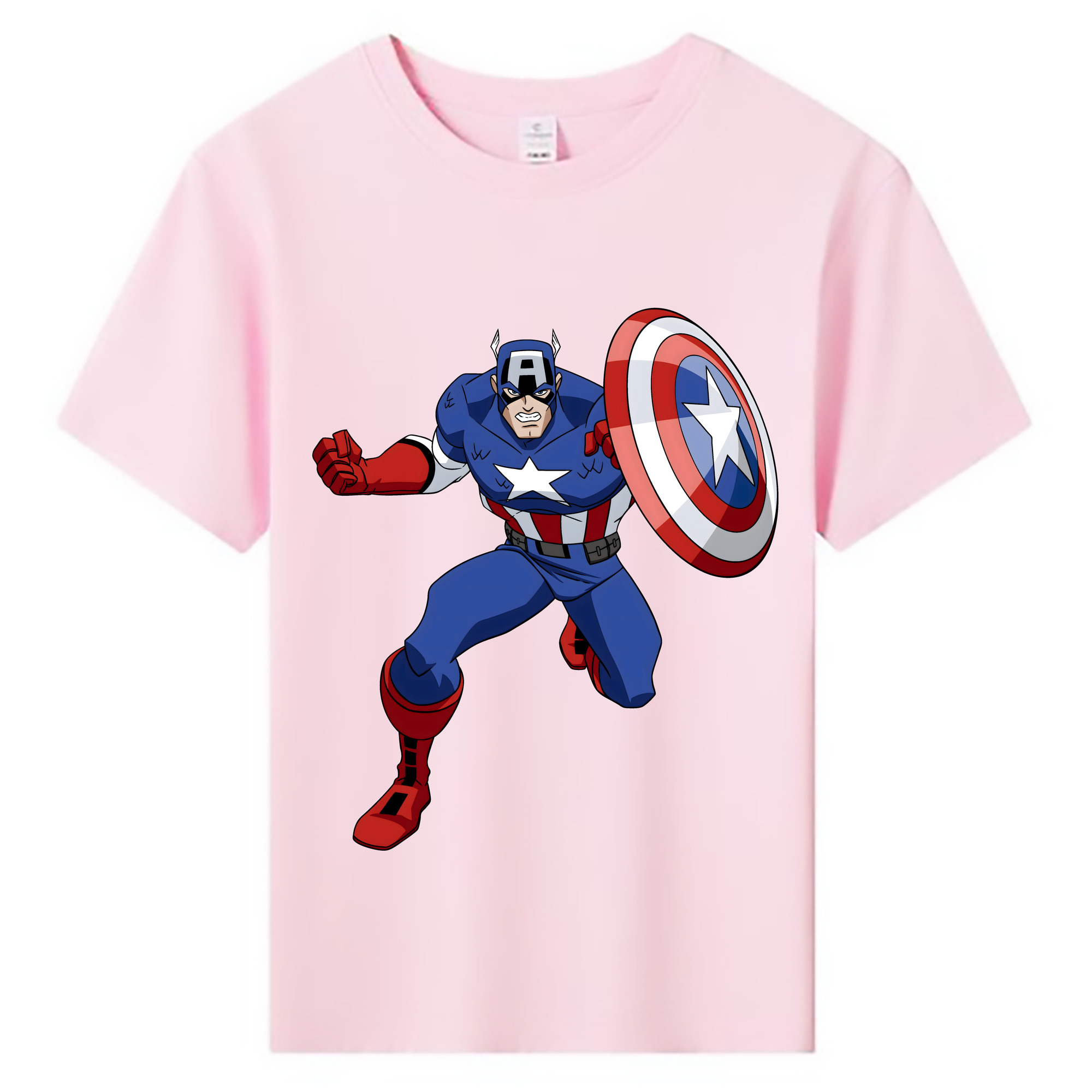 （画像用） アベンジャーズ The Avengers 綿100％キッズTシャツ（フロントプリント）