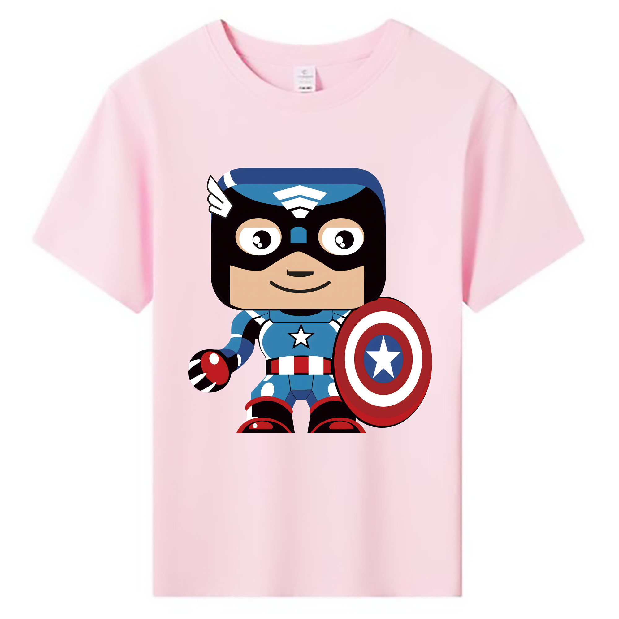 （画像用） アベンジャーズ The Avengers 綿100％キッズTシャツ（フロントプリント）