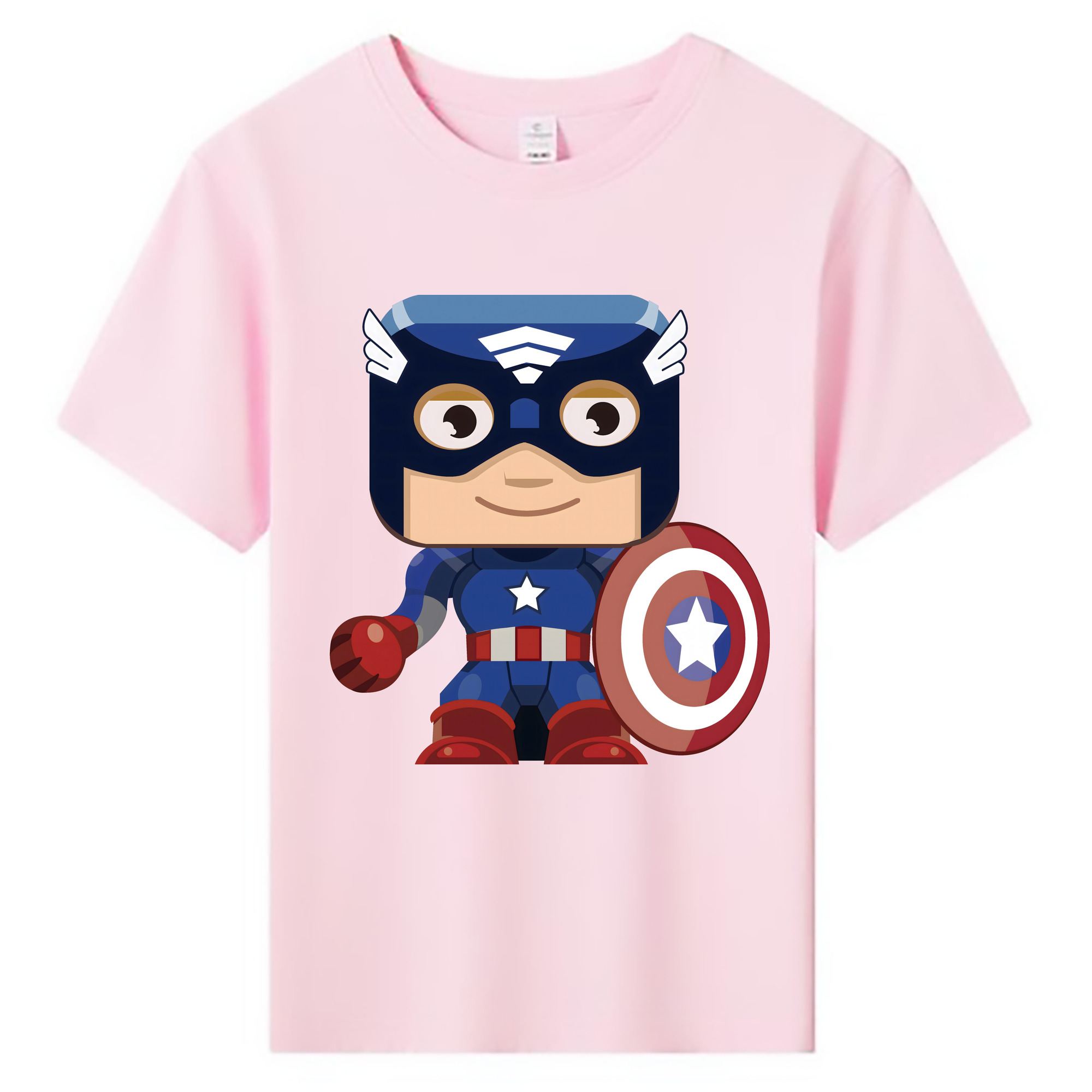 （画像用） アベンジャーズ The Avengers 綿100％キッズTシャツ（フロントプリント）