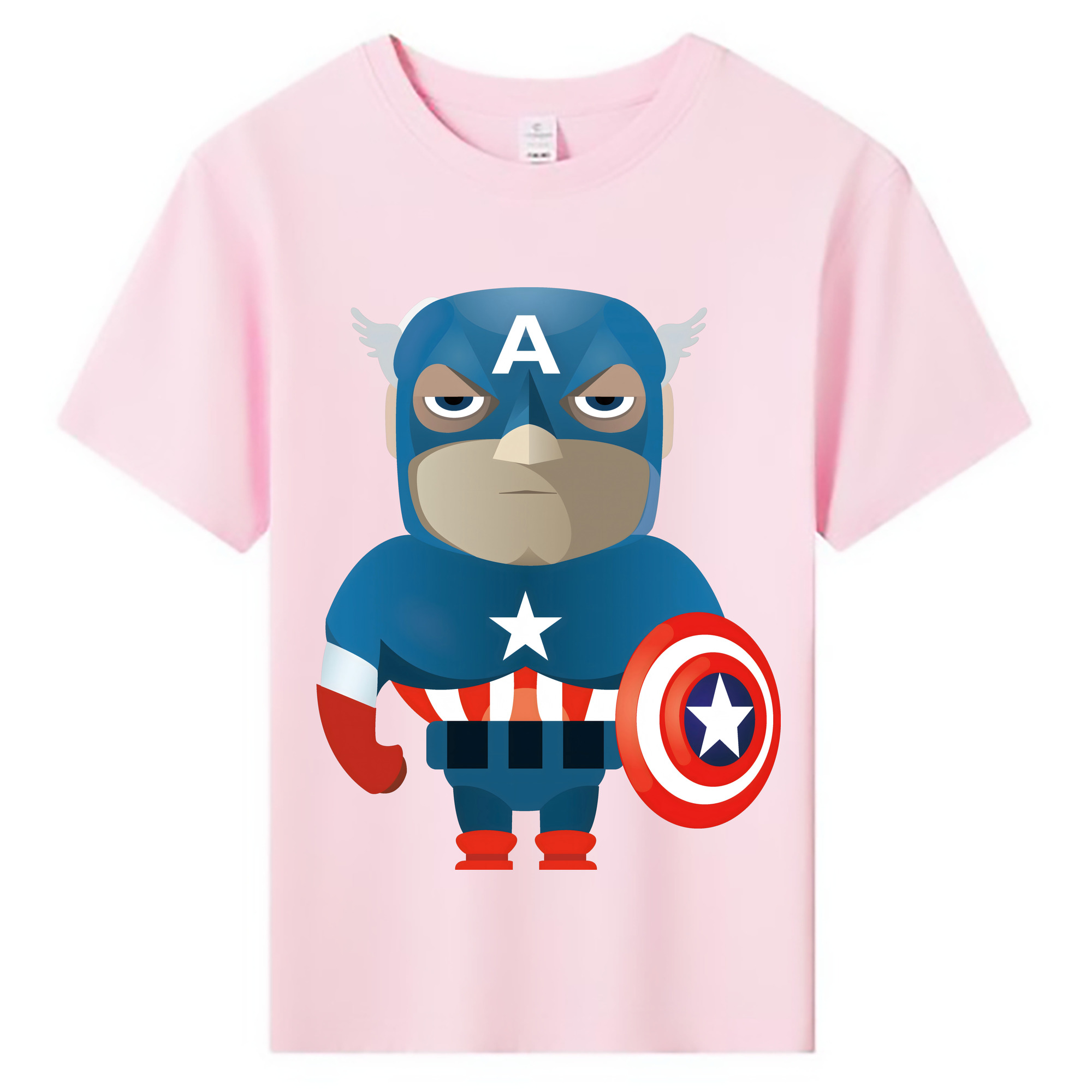 （画像用） アベンジャーズ The Avengers 綿100％キッズTシャツ（フロントプリント）