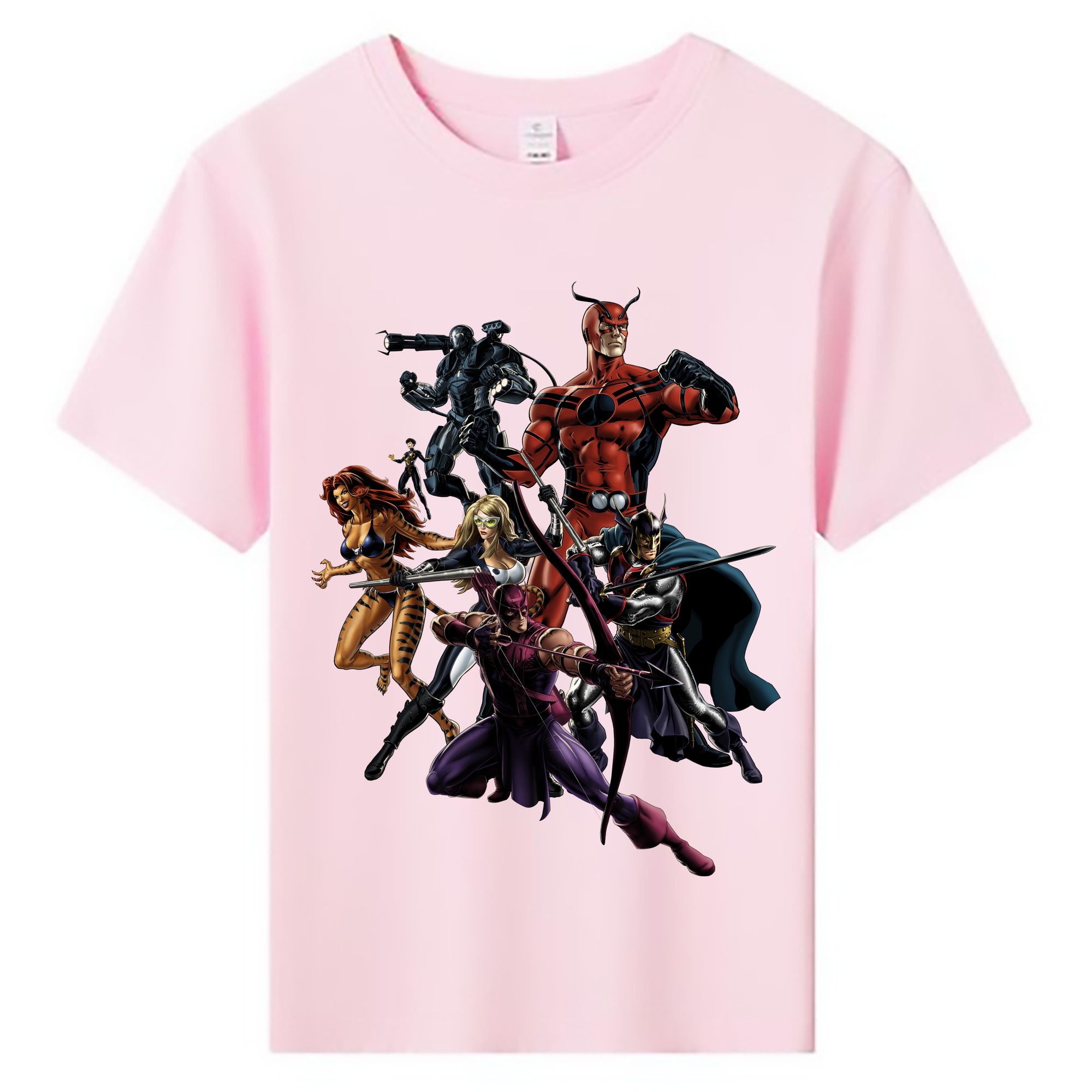 （画像用） アベンジャーズ The Avengers 綿100％キッズTシャツ（フロントプリント）