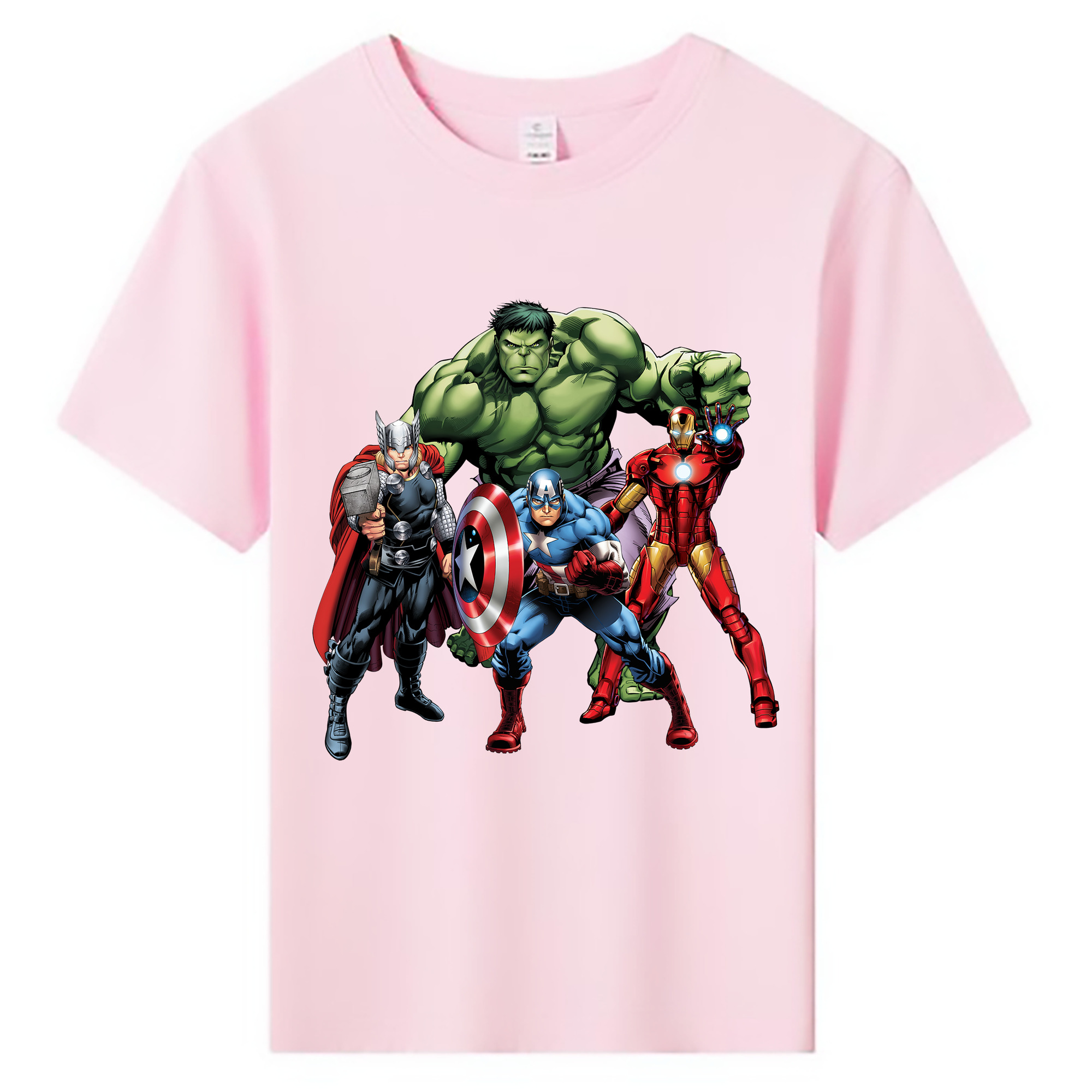 （画像用） アベンジャーズ The Avengers 綿100％キッズTシャツ（フロントプリント）