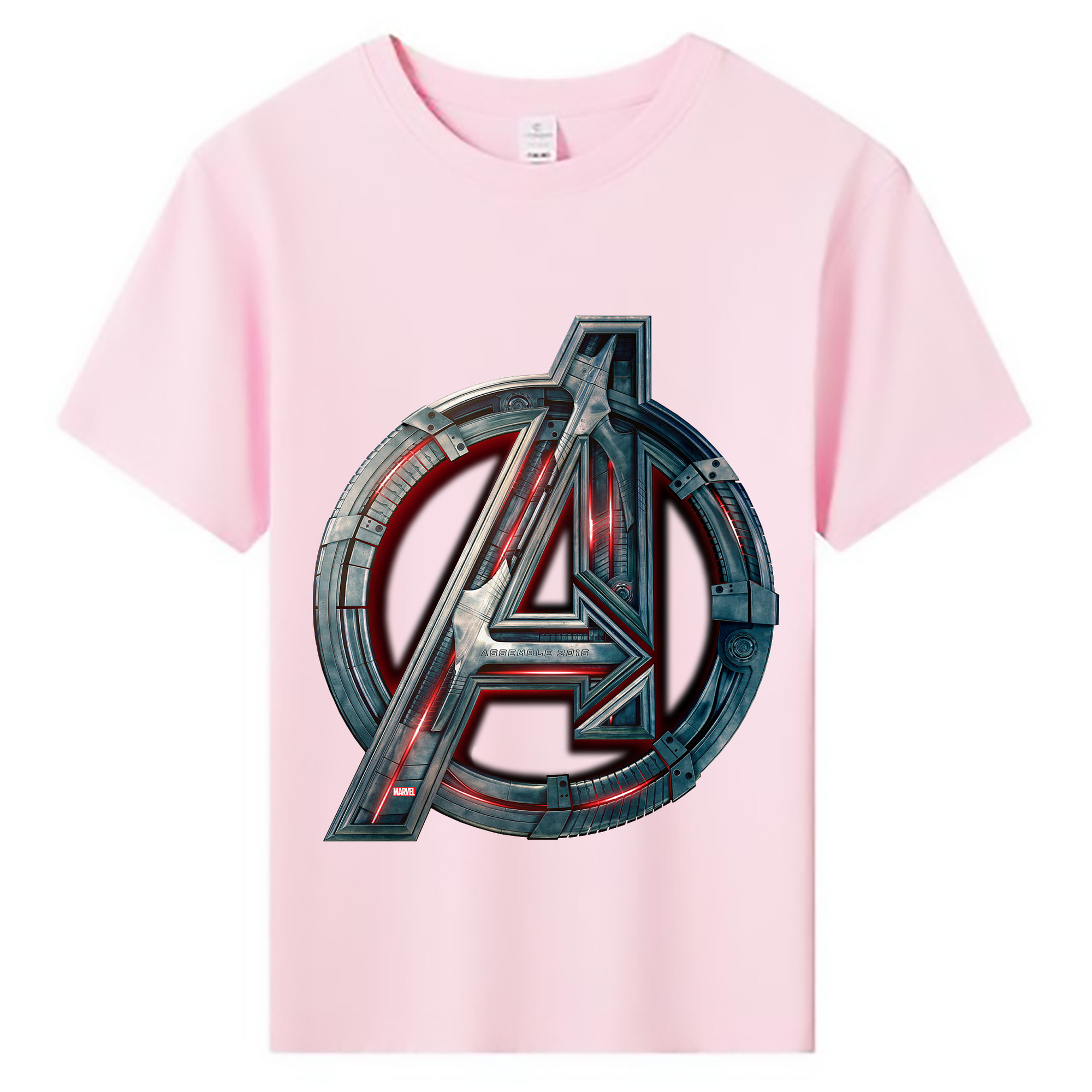 （画像用） アベンジャーズ The Avengers 綿100％キッズTシャツ（フロントプリント）