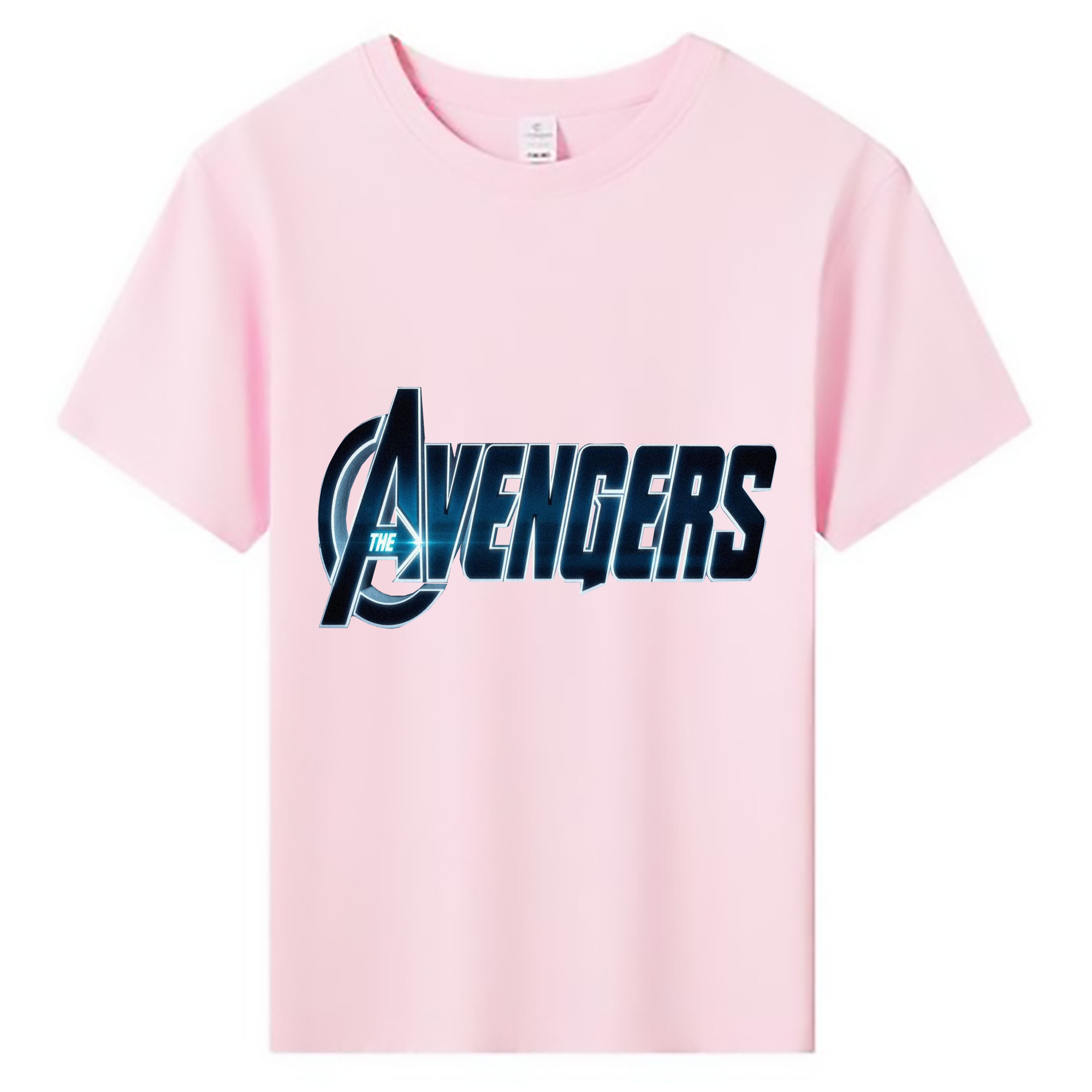 （画像用） アベンジャーズ The Avengers 綿100％キッズTシャツ（フロントプリント）