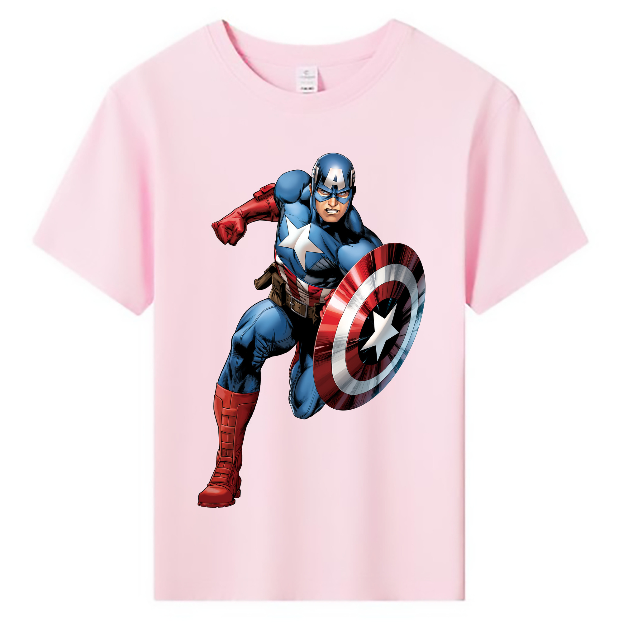 （画像用） アベンジャーズ The Avengers 綿100％キッズTシャツ（フロントプリント）