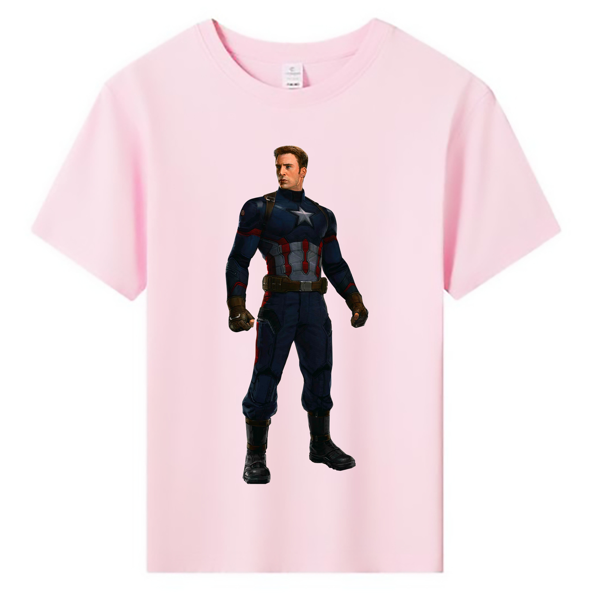 （画像用） アベンジャーズ The Avengers 綿100％キッズTシャツ（フロントプリント）