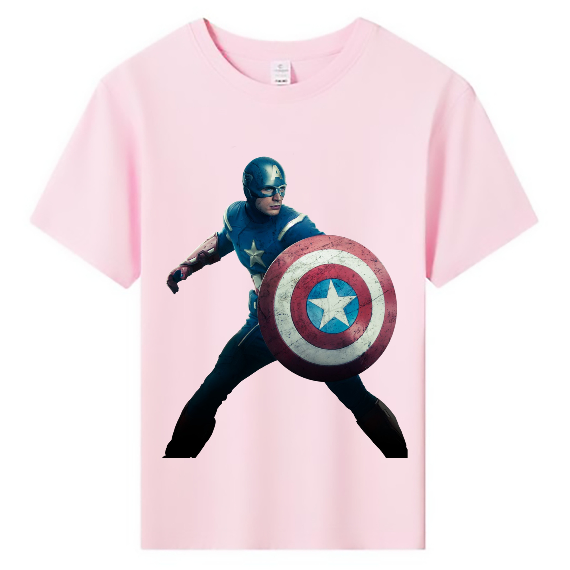 （画像用） アベンジャーズ The Avengers 綿100％キッズTシャツ（フロントプリント）