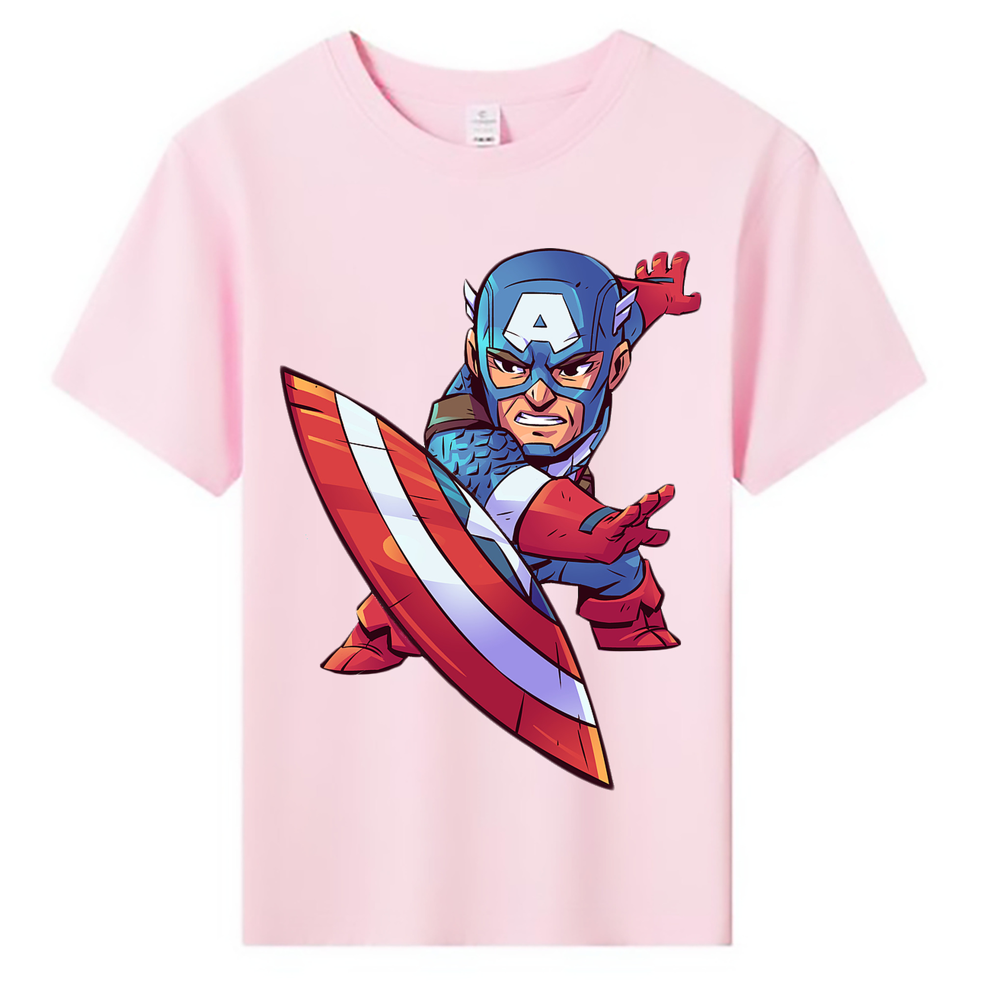 （画像用） アベンジャーズ The Avengers 綿100％キッズTシャツ（フロントプリント）