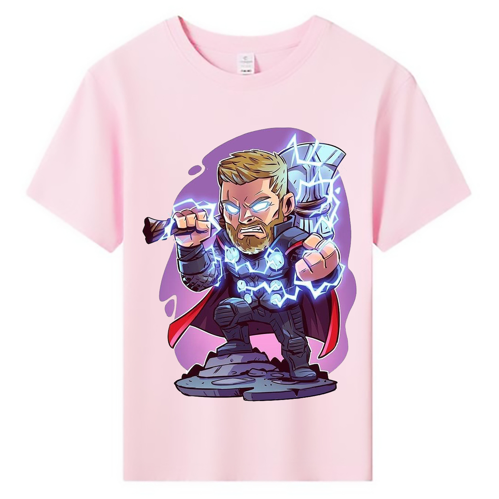 （画像用） アベンジャーズ The Avengers 綿100％キッズTシャツ（フロントプリント）