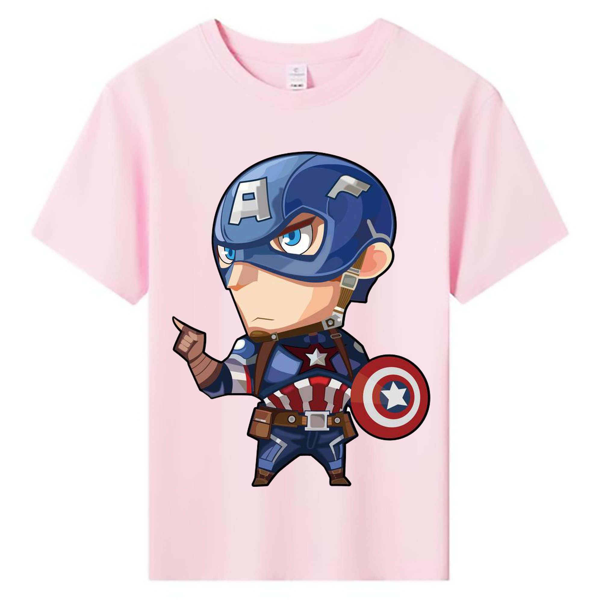 （画像用） アベンジャーズ The Avengers 綿100％キッズTシャツ（フロントプリント）