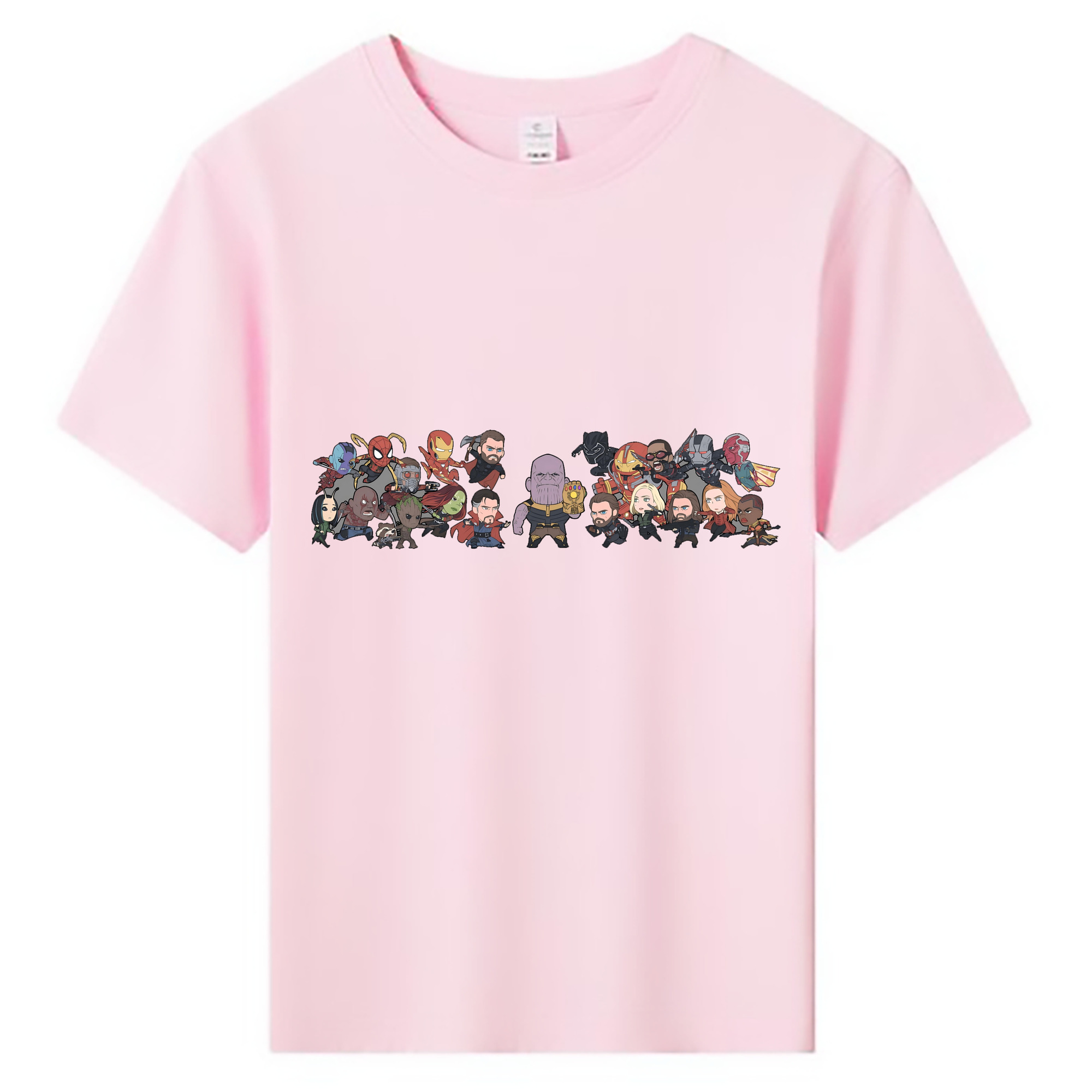 （画像用） アベンジャーズ The Avengers 綿100％キッズTシャツ（フロントプリント）