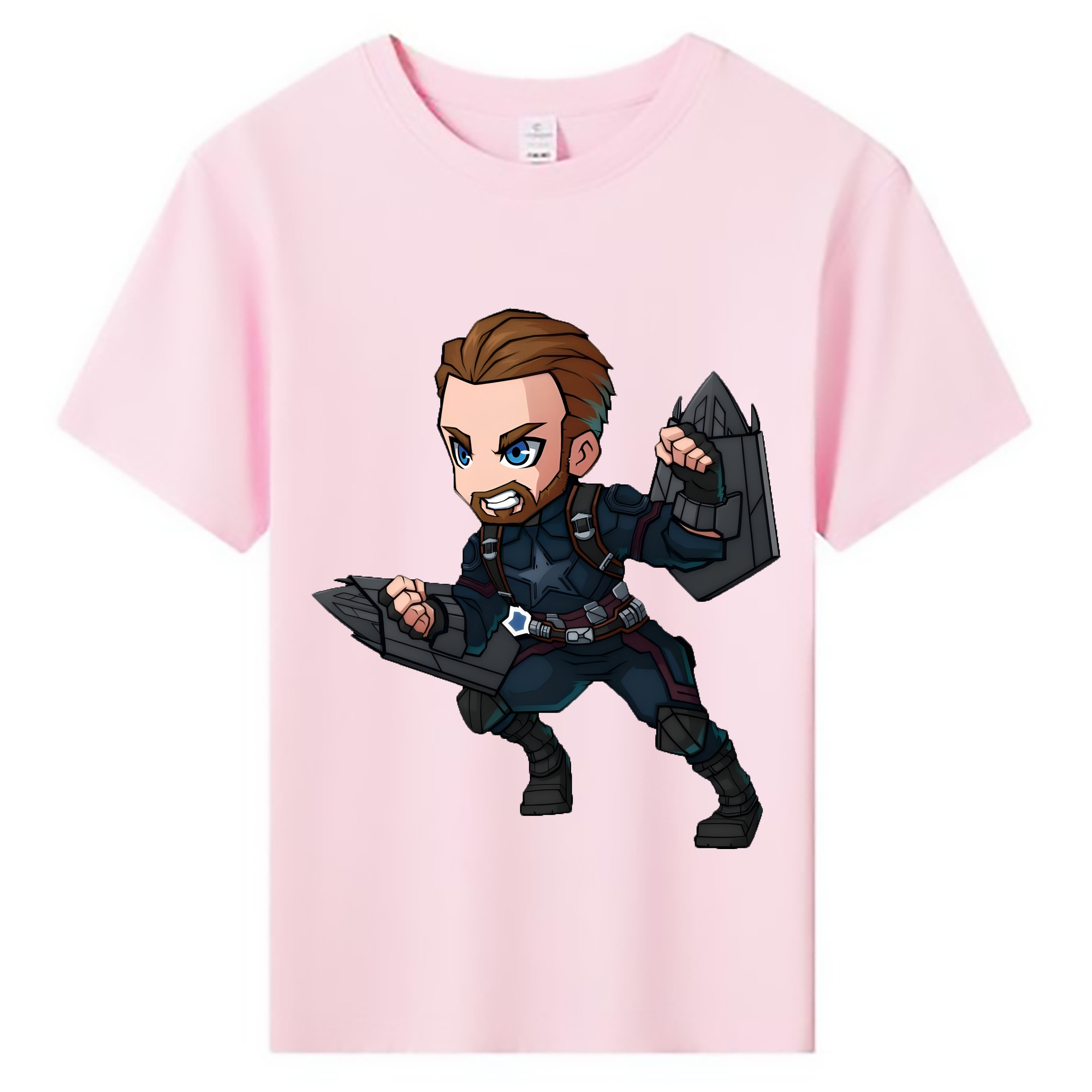 （画像用） アベンジャーズ The Avengers 綿100％キッズTシャツ（フロントプリント）
